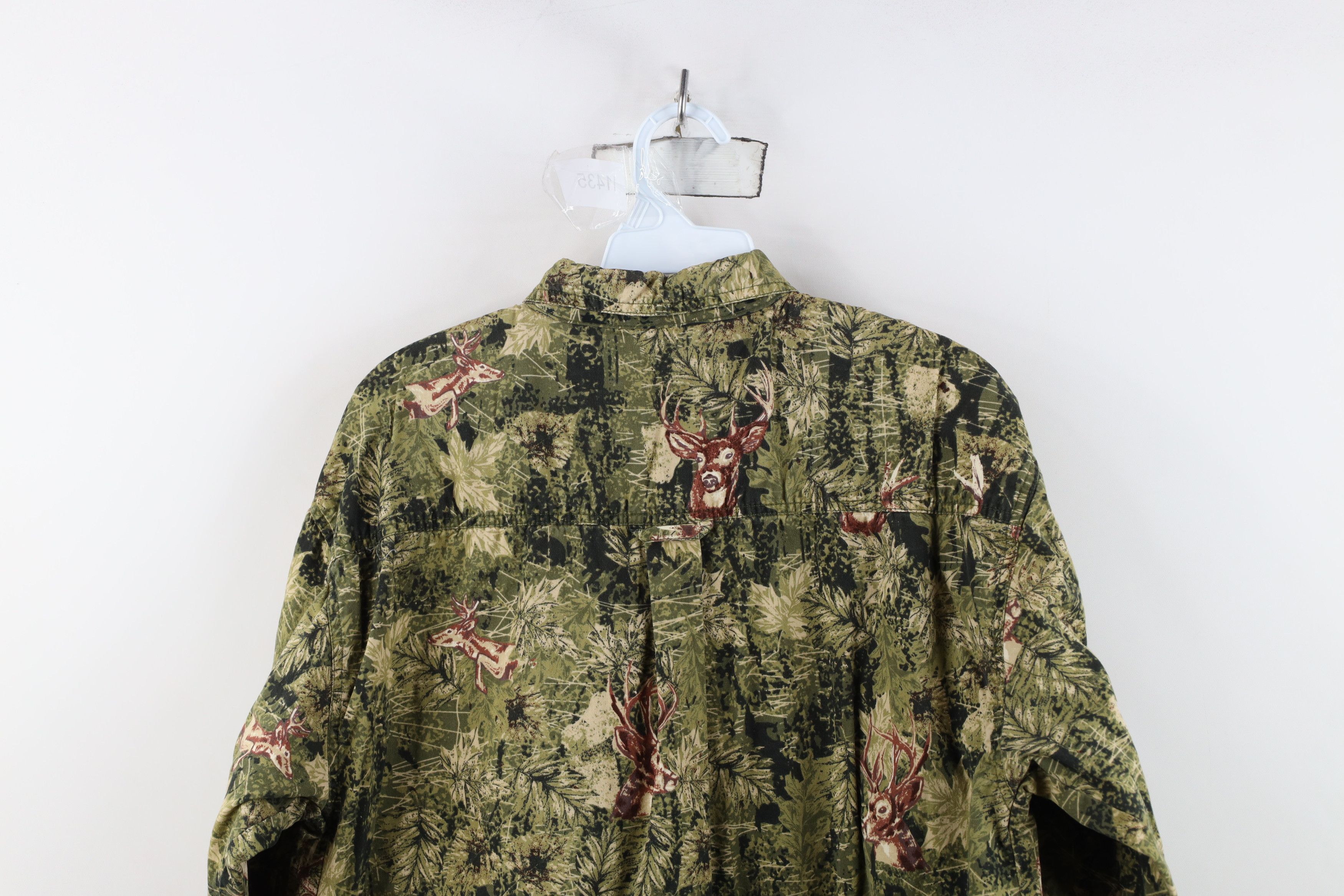 Vintage Vintage 90s Y2K Streetwear Camouflage Collared Button Shirt Size US M / EU 48-50 / 2 - 12 Thumbnail