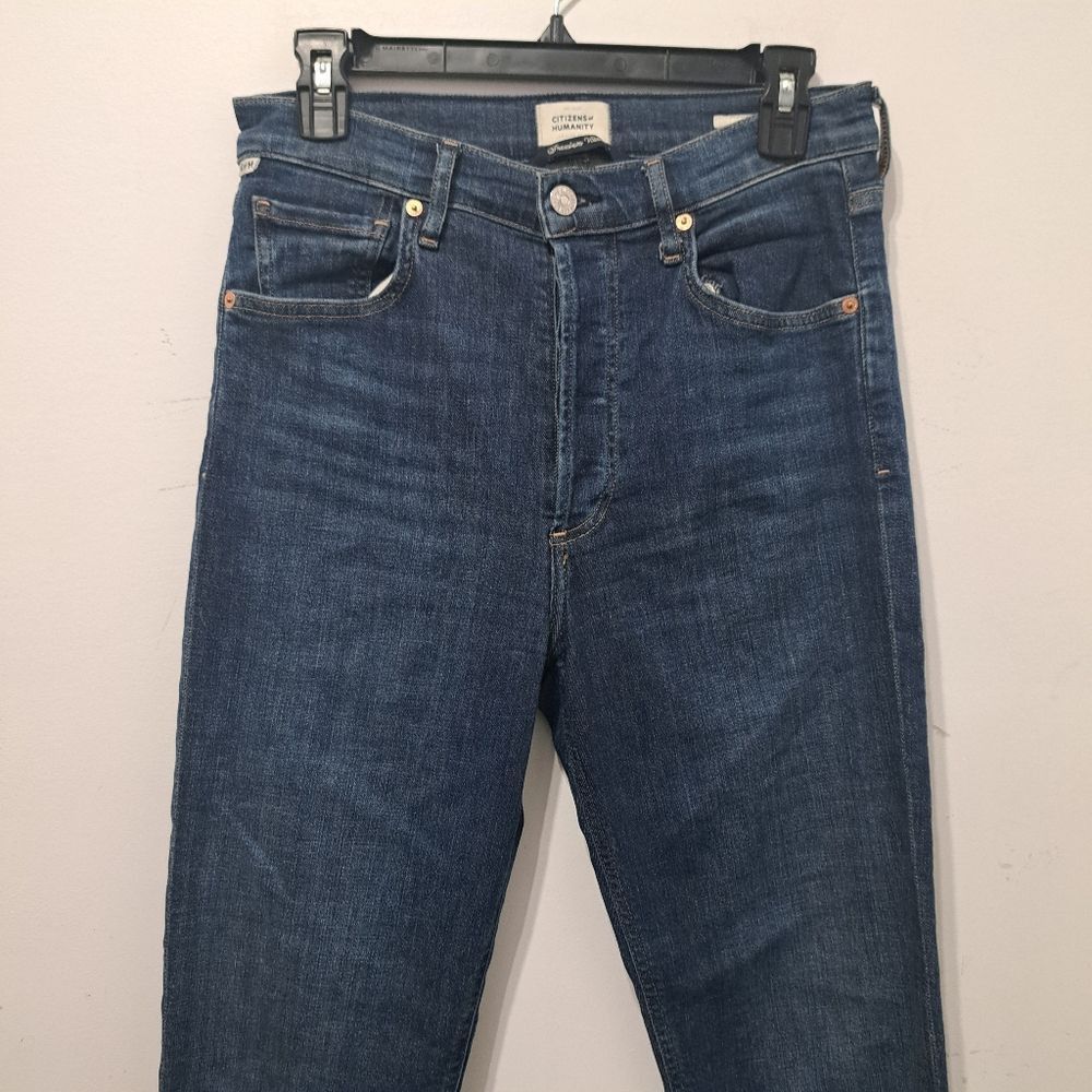 Citizens Of Humanity Citizen Of Humanity Premium Vintage Jolene High Rise Dark Bl Size 28" / US 6 / IT 42 - 9 Thumbnail