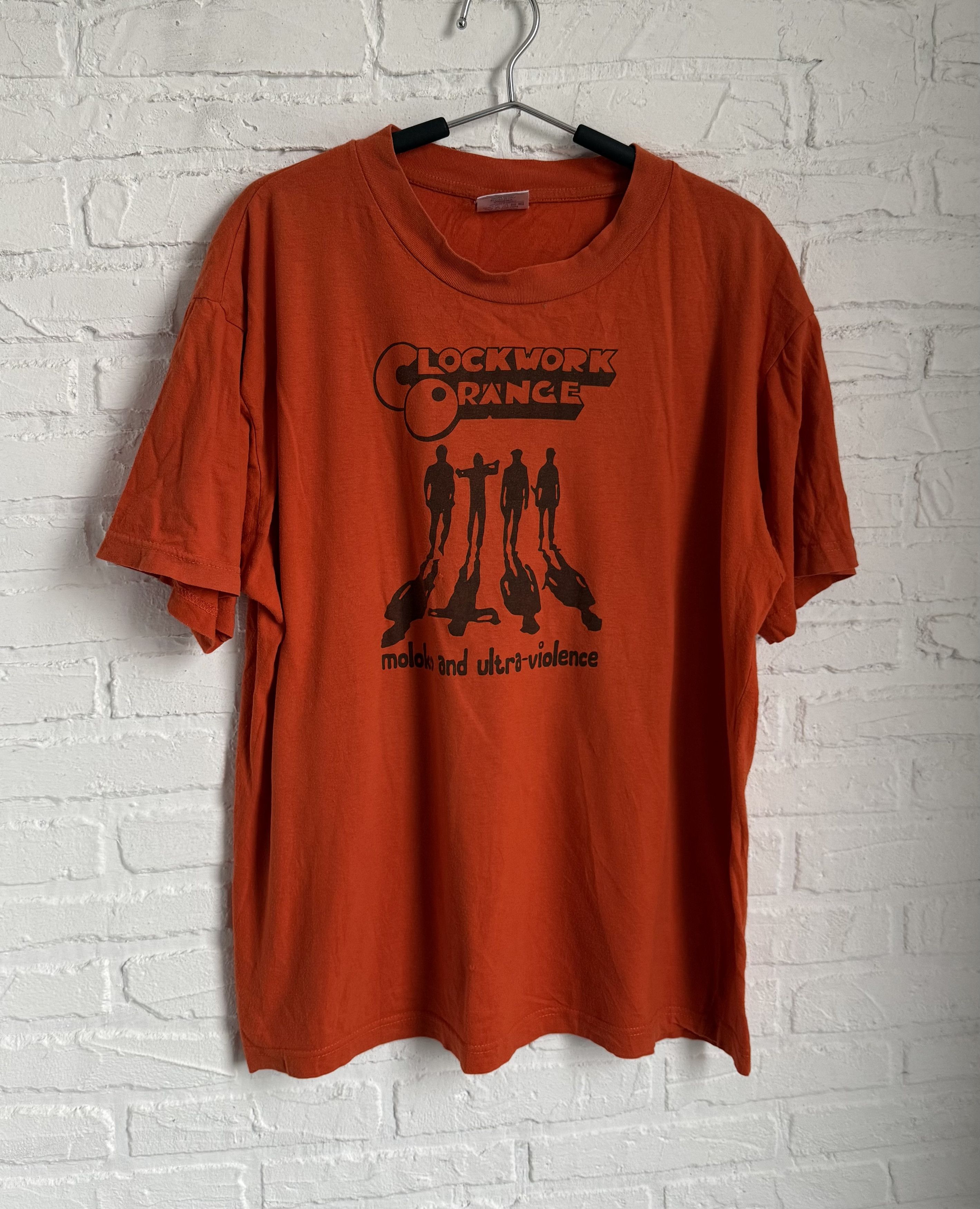 Vintage Vintage 90s Clockwork Orange Stanley Kubrick movie t-shirt Size US XL / EU 56 / 4 - 1 Thumbnail