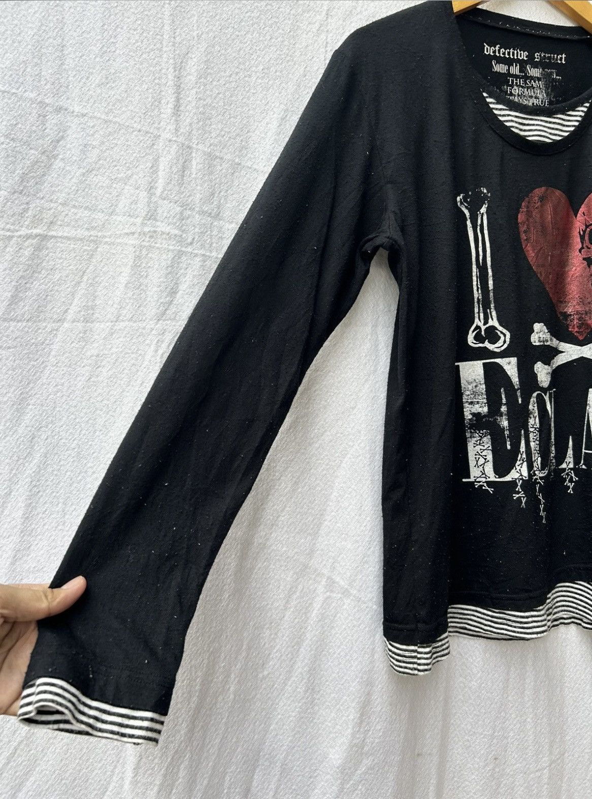 Japanese Brand Detictibe struct skull layered longsleeve Size US M / EU 48-50 / 2 - 2 Thumbnail