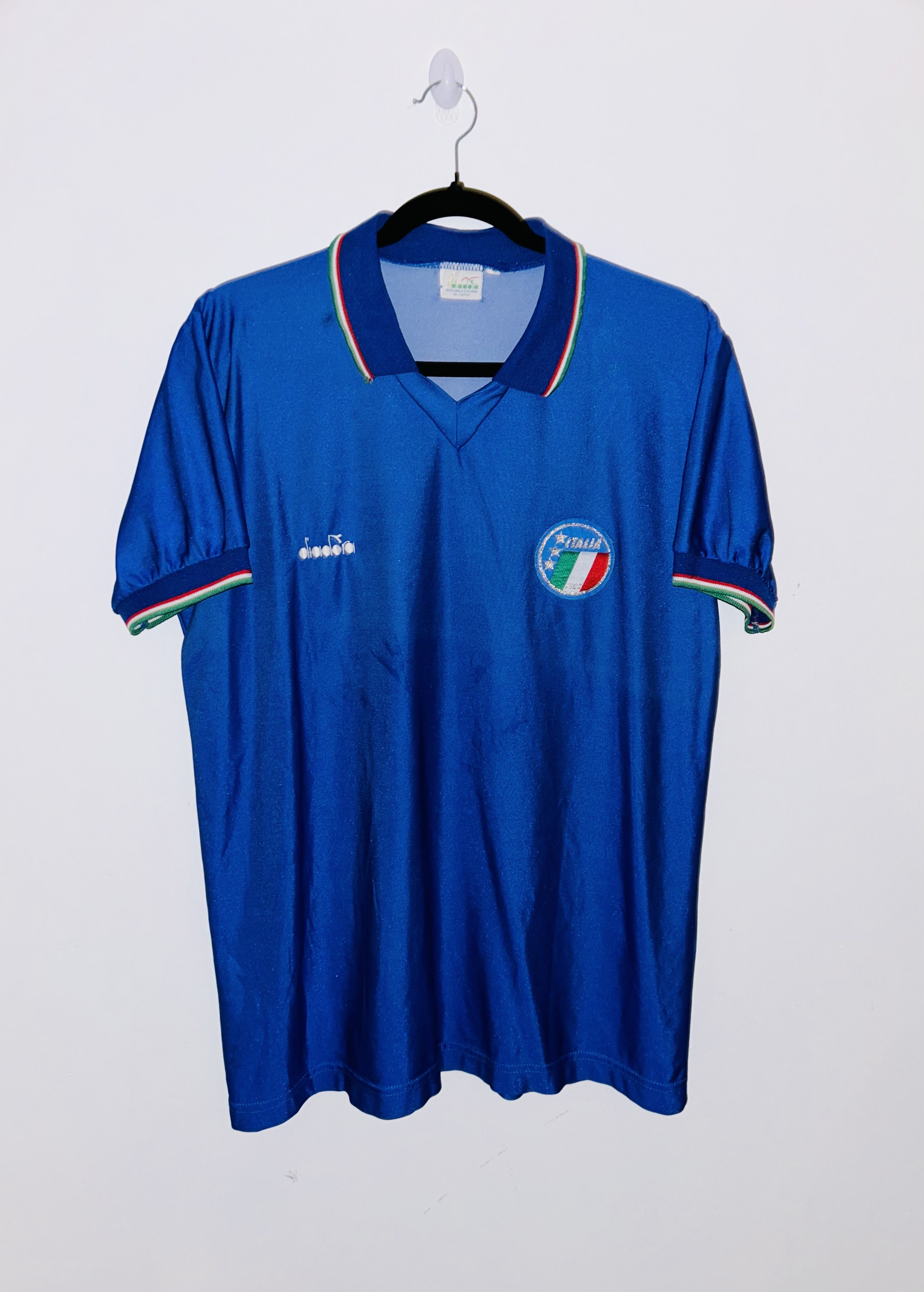 Diadora × Vintage Italia 1990 home jersey Size US L / EU 52-54 / 3 - 1 Thumbnail