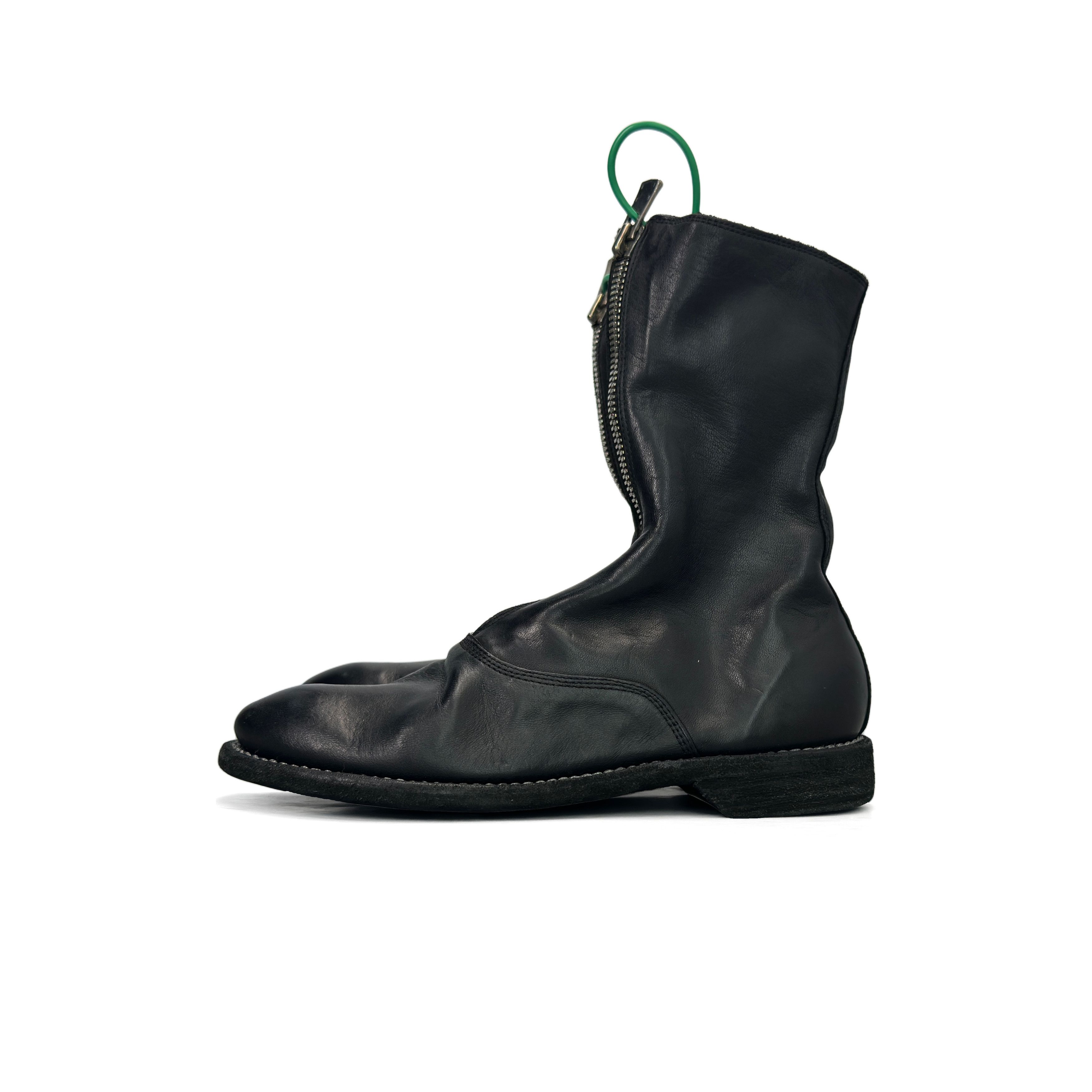 Guidi GUIDI Front Zip Leather Boots Size 36 Size US 6 / IT 36 - 1 Thumbnail