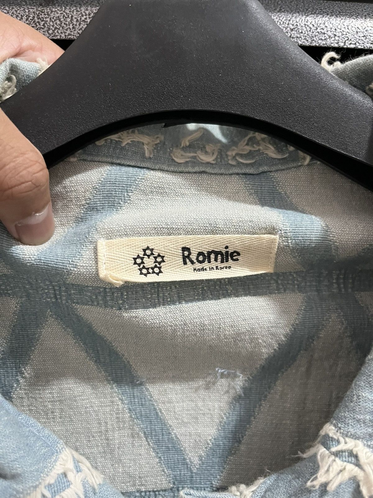 Hysteric Glamour Romie lacer distressed trucker denim Size US L / EU 52-54 / 3 - 3 Thumbnail