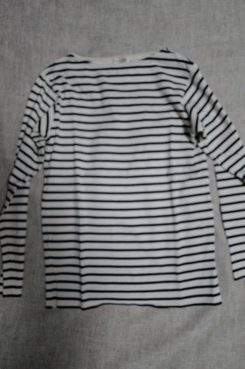 Saint Laurent Paris Saint Laurent Paris Black-and-white striped nine-sleeve bo Size S / US 4 / IT 40 - 1 Thumbnail
