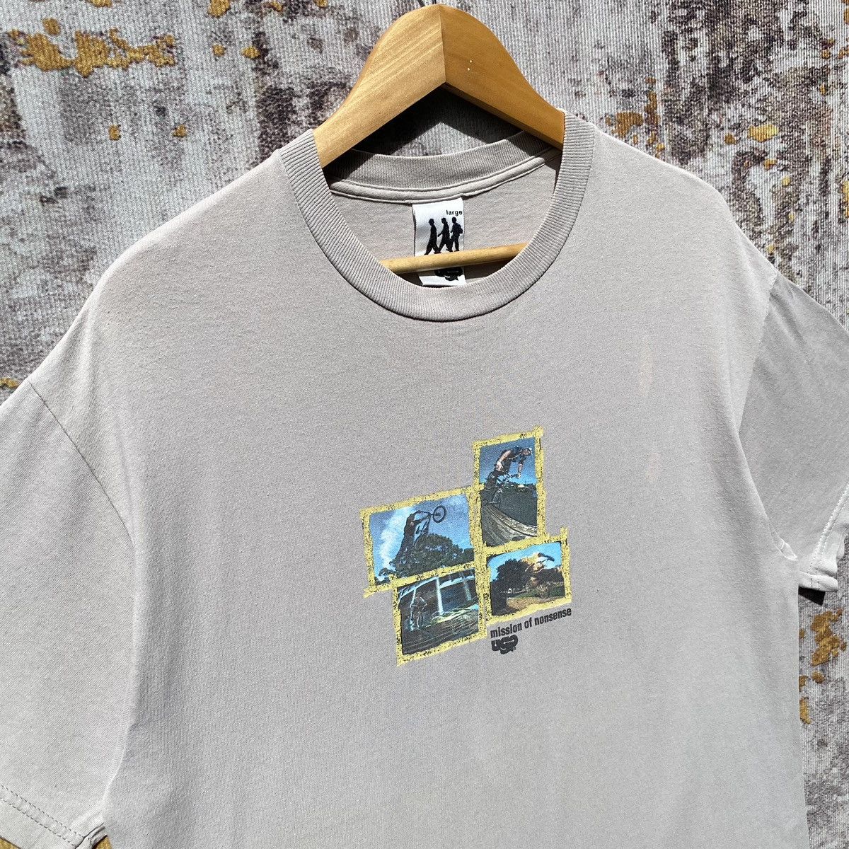 Vintage Vintage 90s UGP Mission Of Nonsense BMX Underground Shirt Size US L / EU 52-54 / 3 - 4 Thumbnail