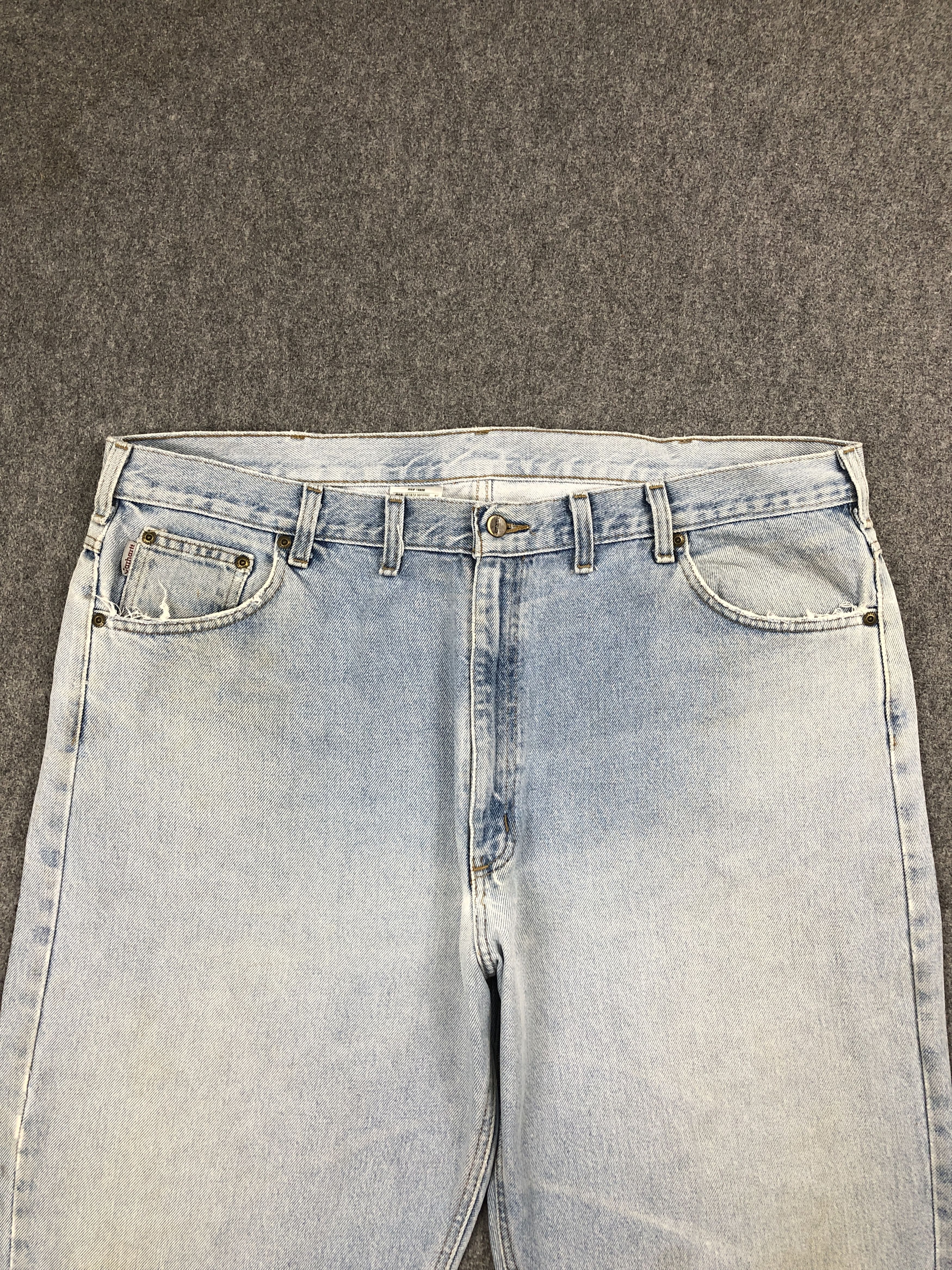 Carhartt Vintage Carhatt Light Washed Jeans DP2543 Size US 41 - 2 Thumbnail