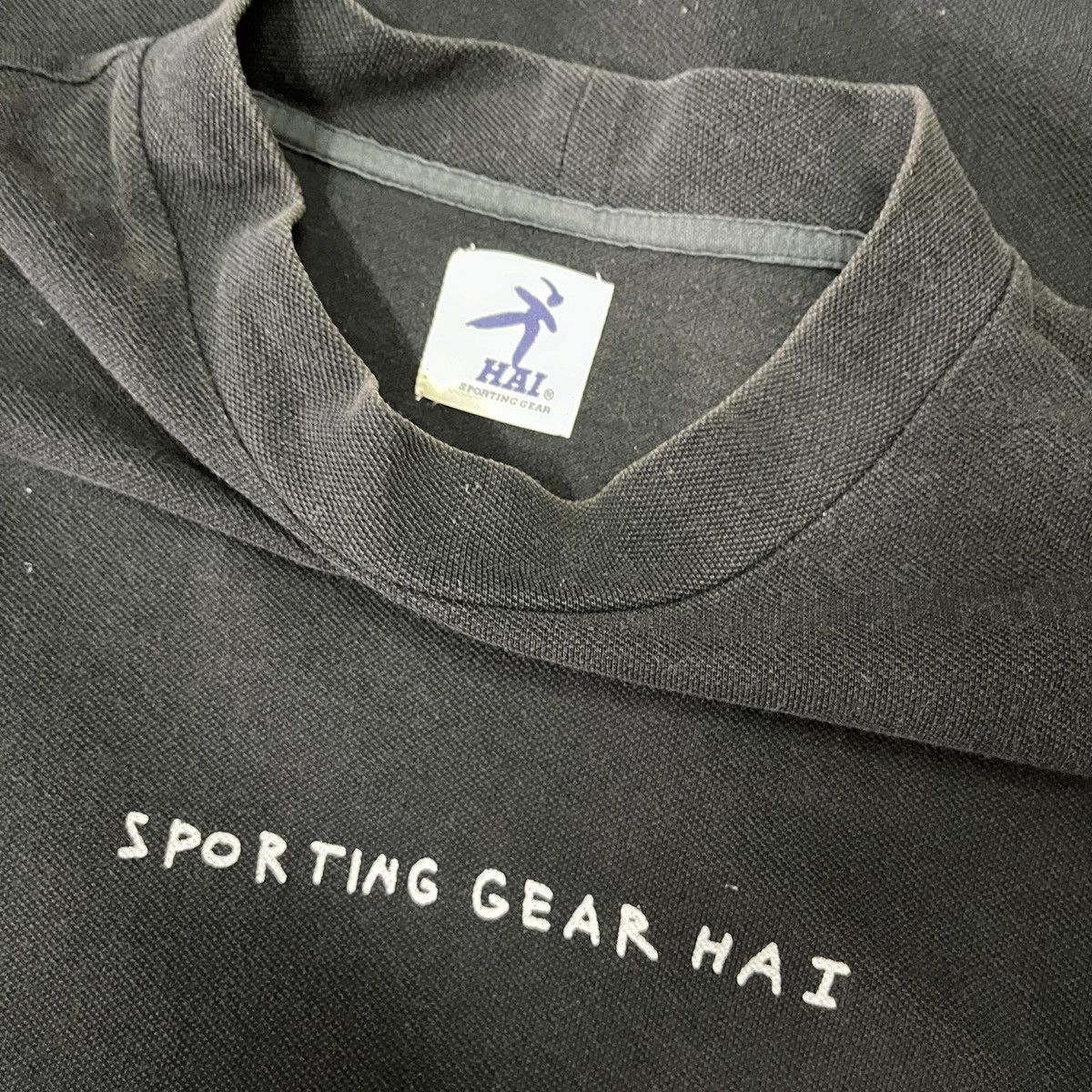 Hai Sporting Gear × Issey Miyake × Vintage Vintage Hai Sporting Gear Lacoste Cotton TShirt Size US M / EU 48-50 / 2 - 14 Thumbnail