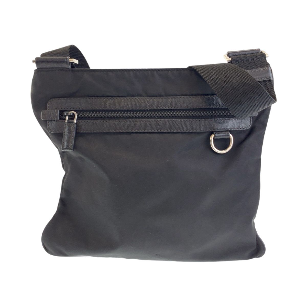 Prada Prada Prada Nylon Tessuto Logo Plate Messenger Bag Canvas Crossbody Bag VA0340 in Very Good Condition Size ONE SIZE - 1 Thumbnail