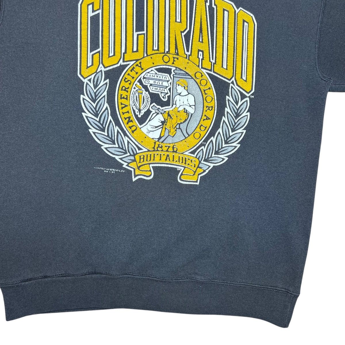 NCAA 1989 NCAA Colorado Buffaloes Mascot Double Sided Sweatshirt Size US XL / EU 56 / 4 - 7 Thumbnail