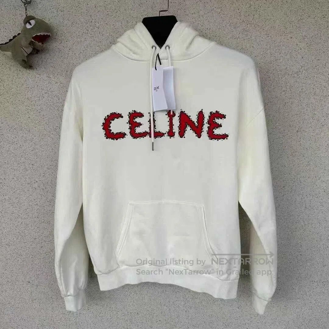 Celine Celine New Rhinestone Hoodie. Size M / US 6-8 / IT 42-44 - 1 Thumbnail