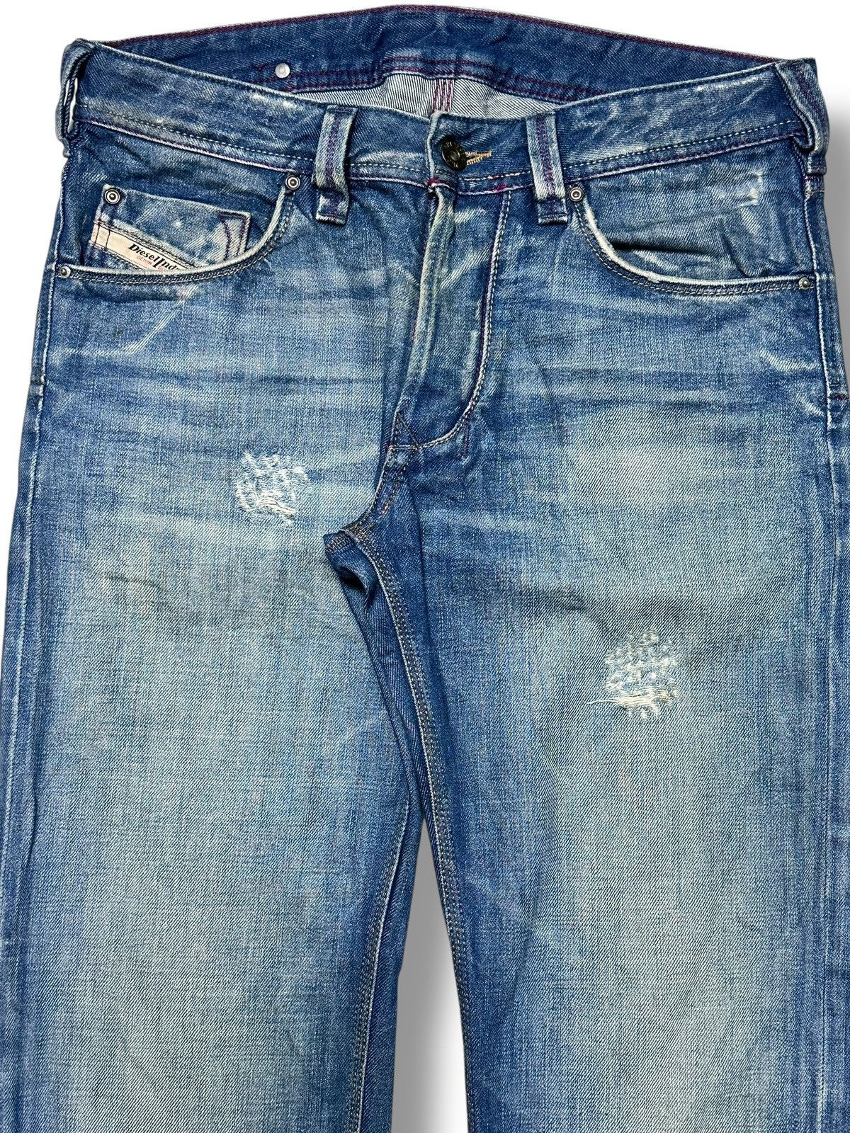 Diesel Diesel Vintage Distressed With Straight Loose and Faded Wash Size US 33 - 4 Thumbnail