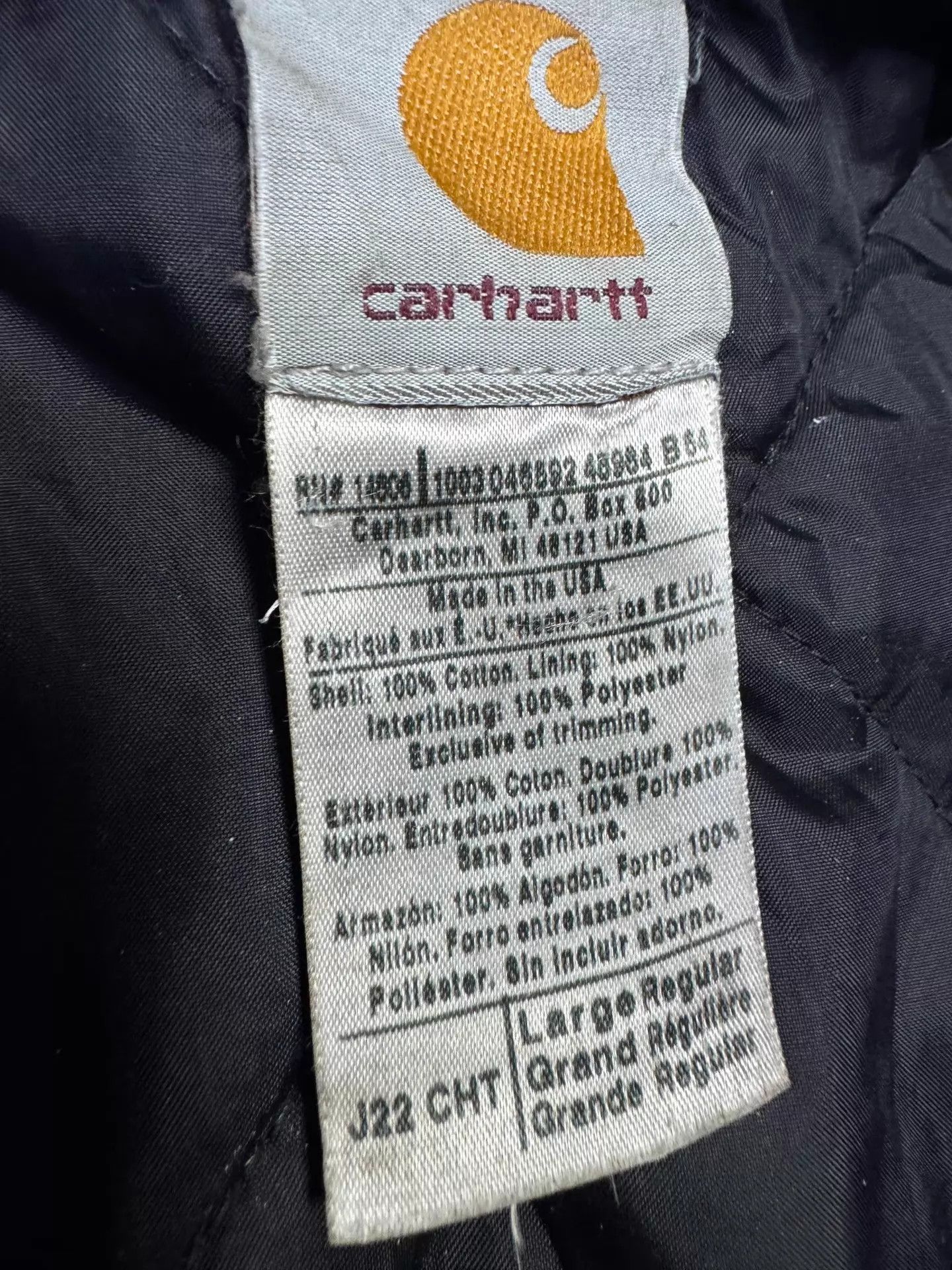 Carhartt Vintage 2003 Carhartt J22 Chestnut L US Made Washed Jacket Size US L / EU 52-54 / 3 - 9 Thumbnail