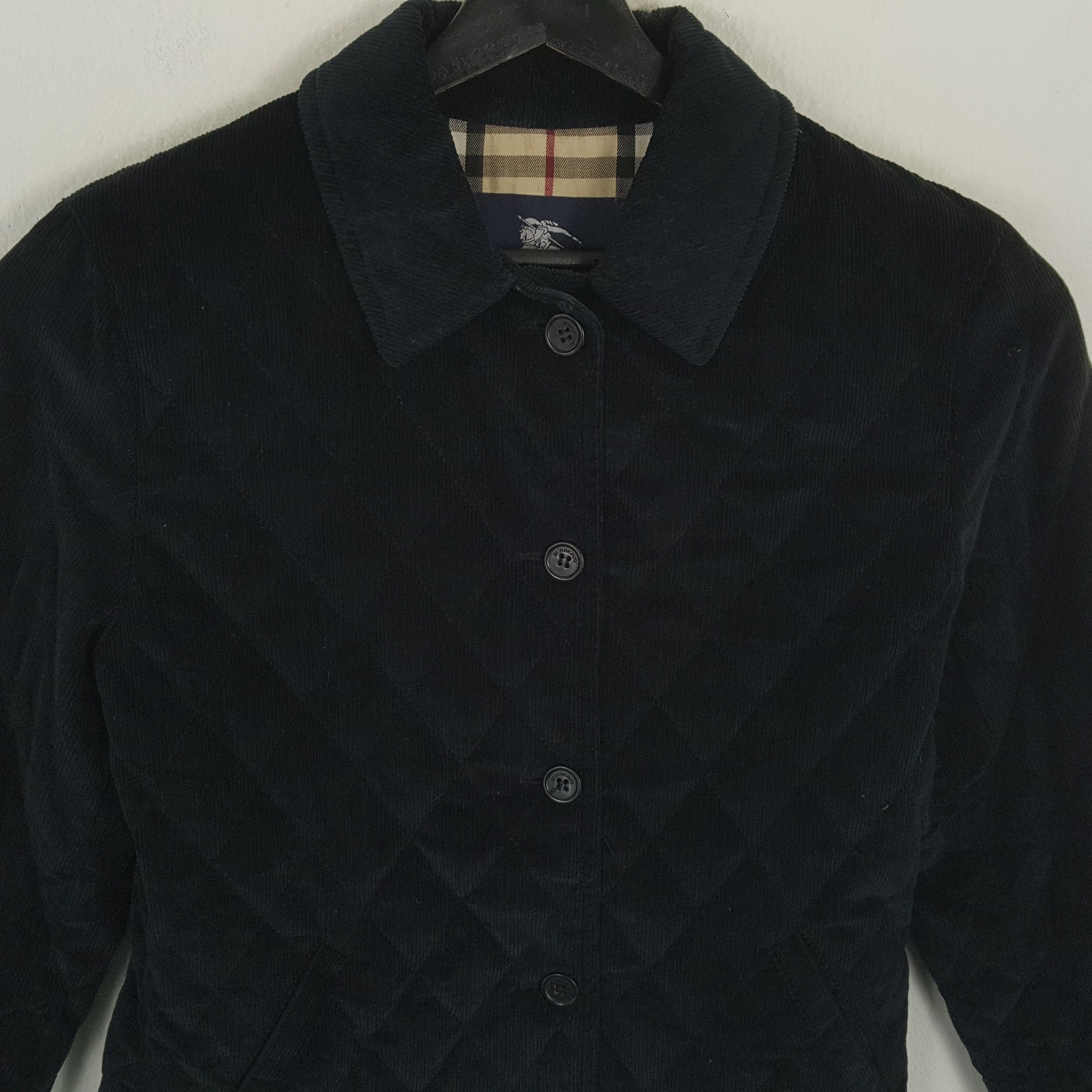 Burberry BURBERRY LONDON Fashion Style Custom Art Velvet Jacket Size US S / EU 44-46 / 1 - 4 Thumbnail