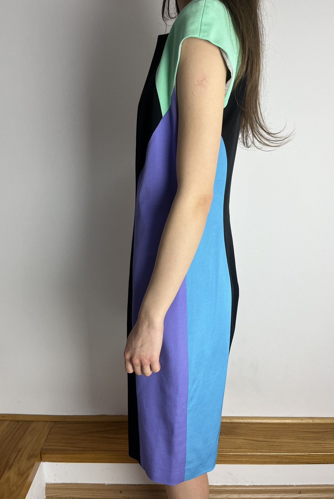 Versace Versace Collection Sleeveless Dress Lined Lavender Size L / US 10 / IT 46 - 2 Thumbnail