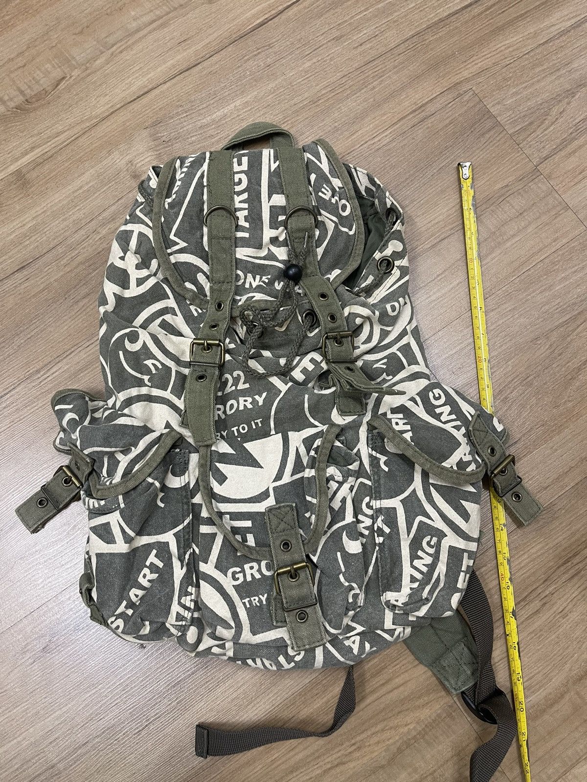 Japanese Brand Japanese brand army style backpack Size ONE SIZE - 1 Thumbnail
