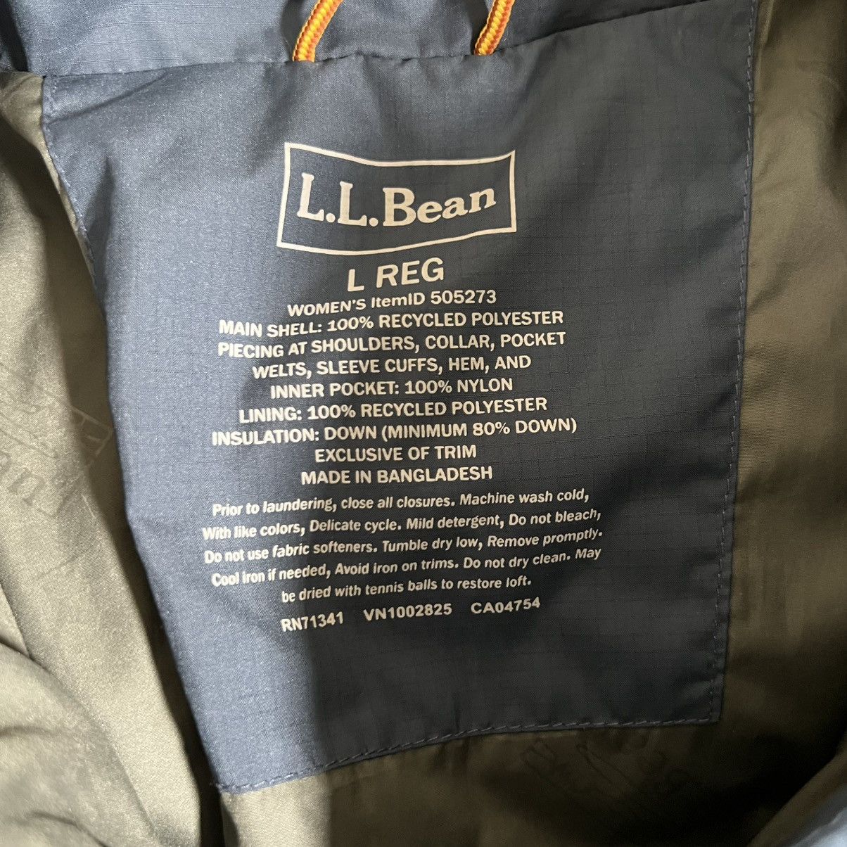 L.L. Bean L L Bean Mountain Down Puffer Jacket Sz L Blue Gorpcore Size L / US 10 / IT 46 - 5 Thumbnail