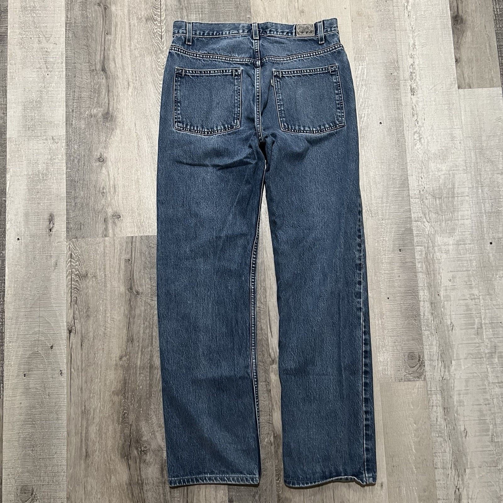 Levi's VTG Levi's Silvertab Baggy Jeans Eyeball Print Skater Y2K Size US 33 - 2 Thumbnail