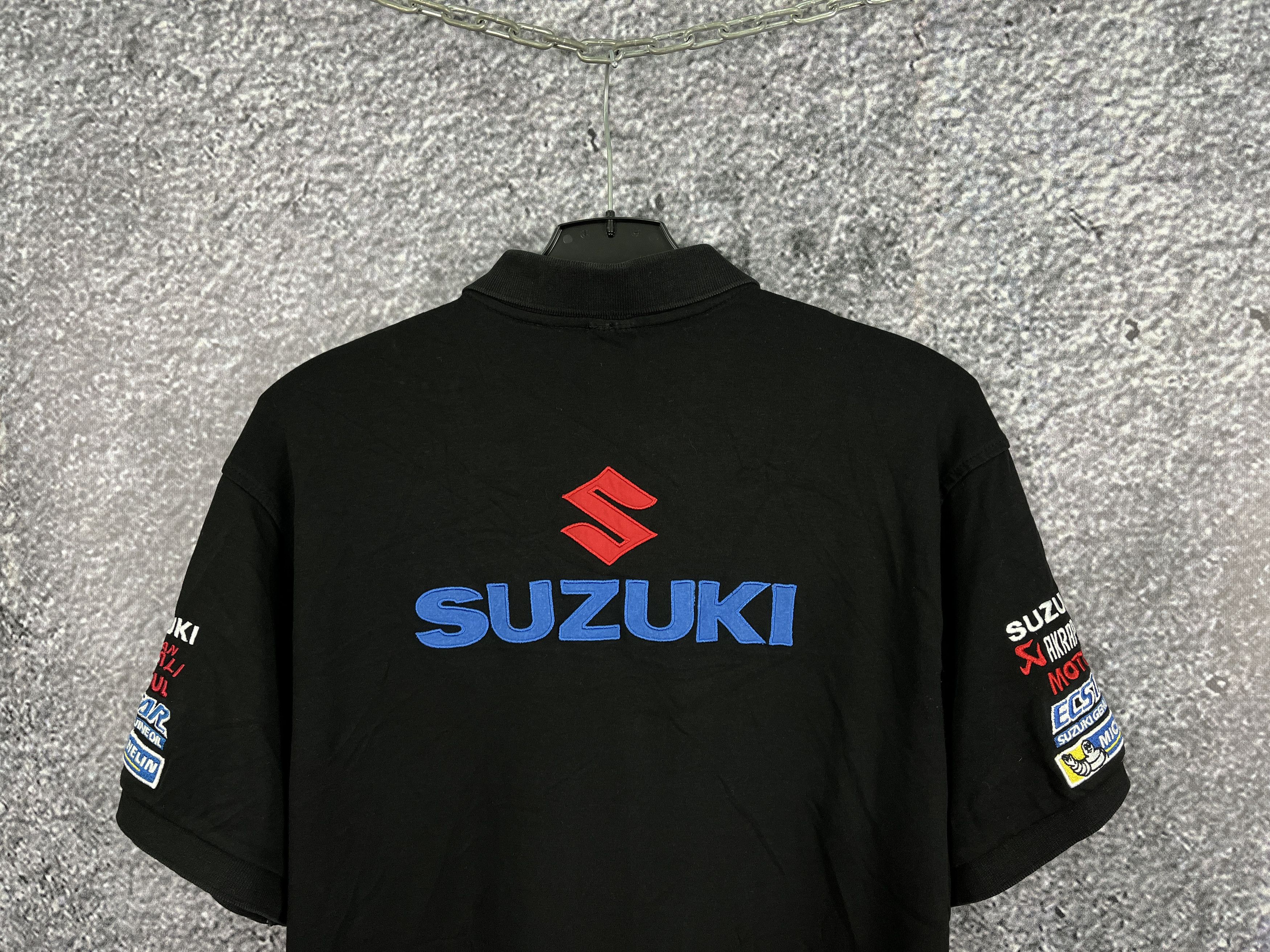 Vintage Suzuki Team GSX Racing Short Sleeve Polo Shirt Vintage Moto Size US XL / EU 56 / 4 - 11 Thumbnail