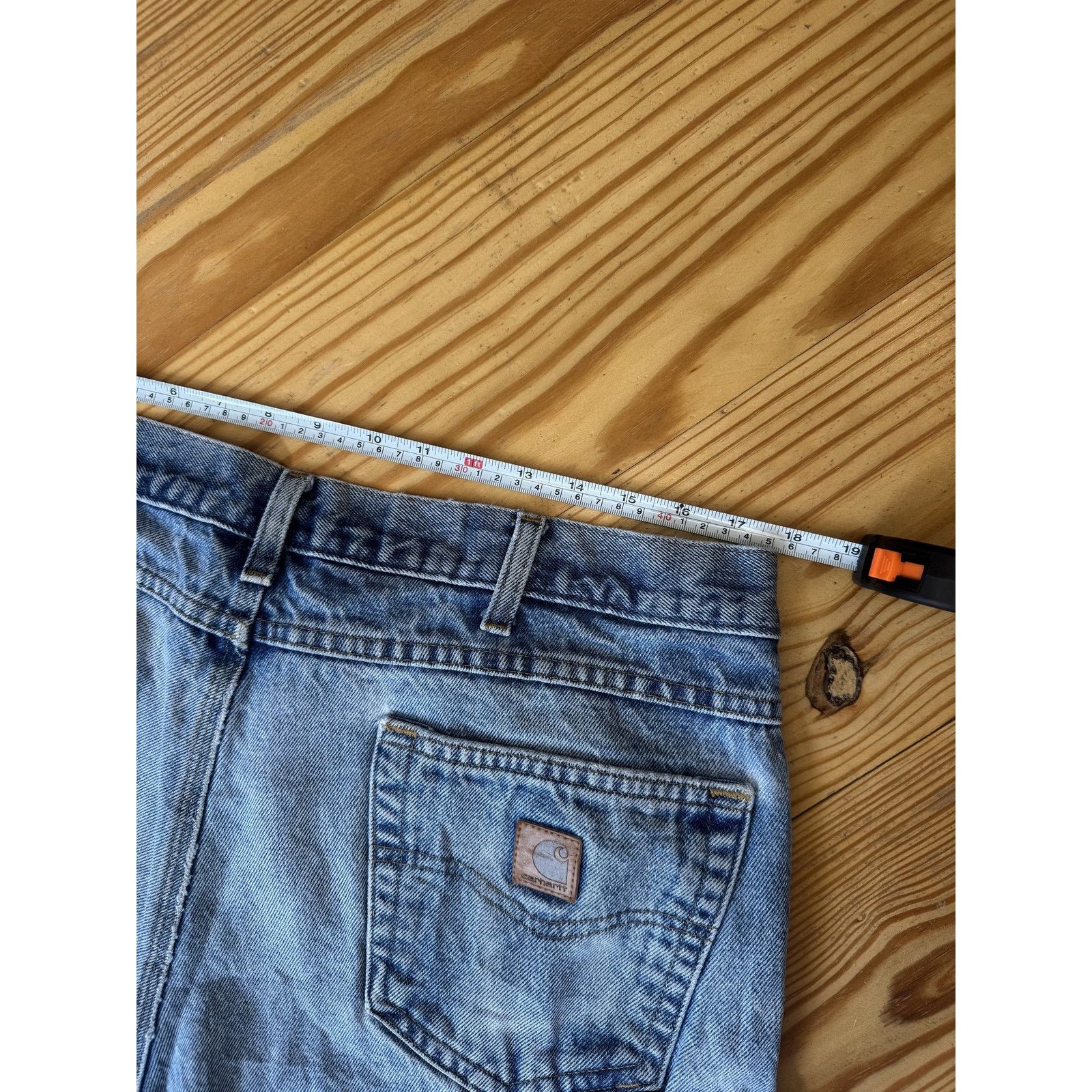 Carhartt Carhartt Jeans Mens 36x30 Blue Fit Distressed Workwear Denim Size US 36 / EU 52 - 6 Thumbnail