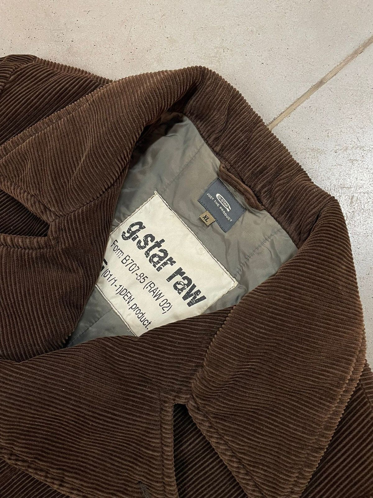 G-Star Rare Vintage G Star Corduroy P-Coat Jacket Size US XL / EU 56 / 4 - 3 Thumbnail