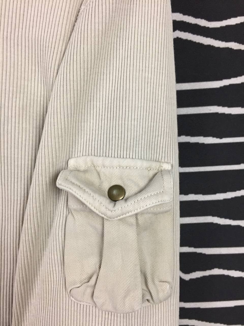 Uniqlo Uniqlo Ribbed Knit Military Sleeve Pocket Henley Tee Size US S / EU 44-46 / 1 - 7 Thumbnail