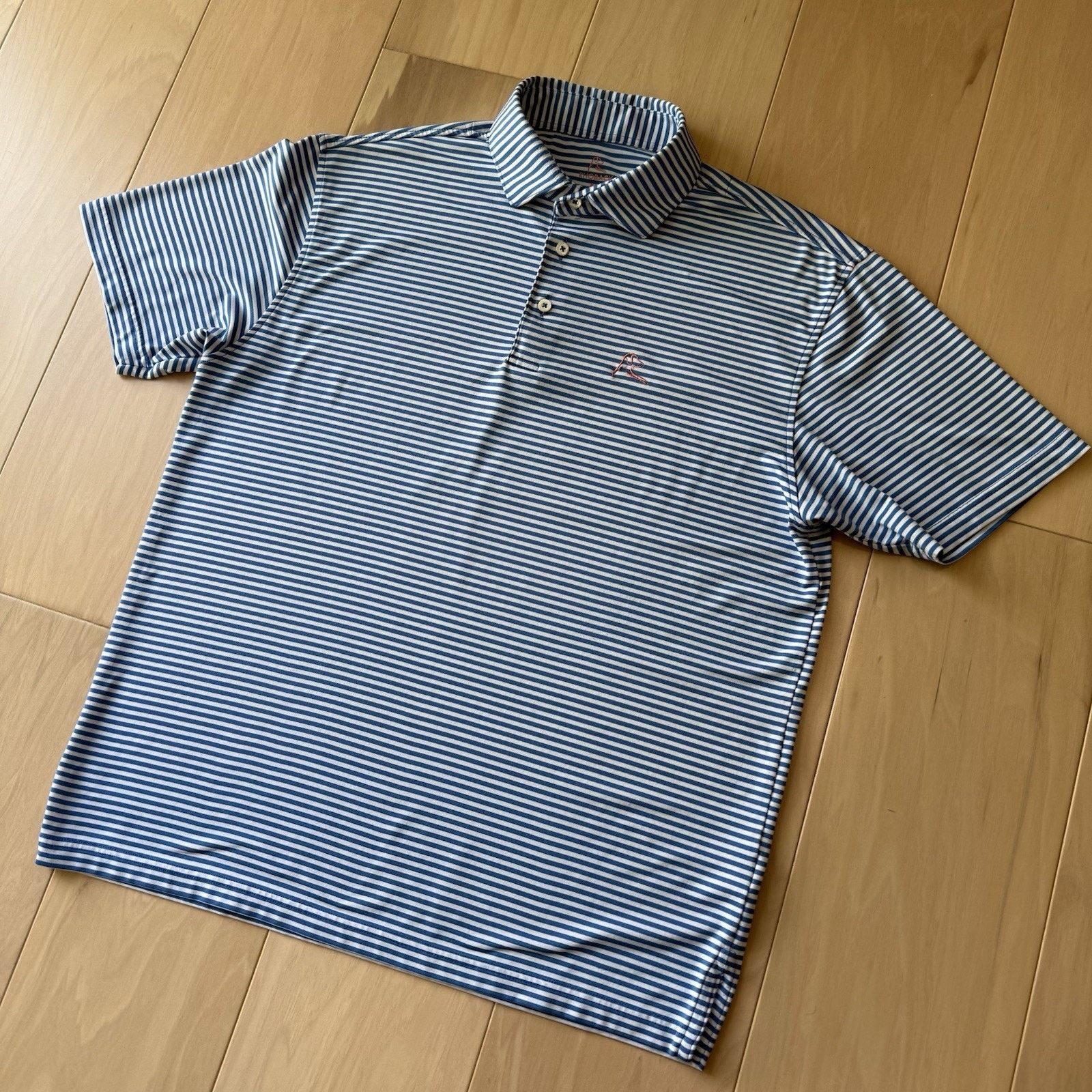 Other Rhoback Polo Shirt M Blue White Striped Golf Tennis Size US M / EU 48-50 / 2 - 8 Thumbnail