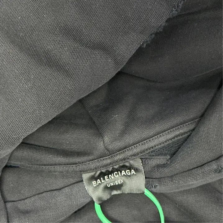 Balenciaga Balenciaga Black Logo Print Hoodie for Men and Women. Size US S / EU 44-46 / 1 - 3 Thumbnail