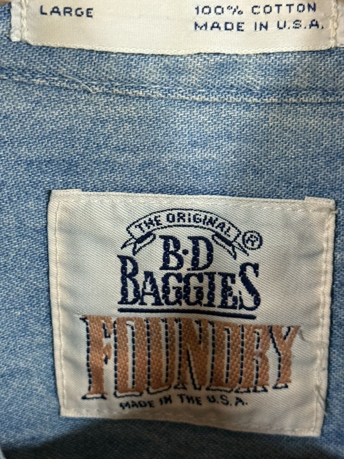 Vintage RARE Crown Royal Made in USA Denim Jean Whisky Shirt Liquor Size US L / EU 52-54 / 3 - 7 Thumbnail