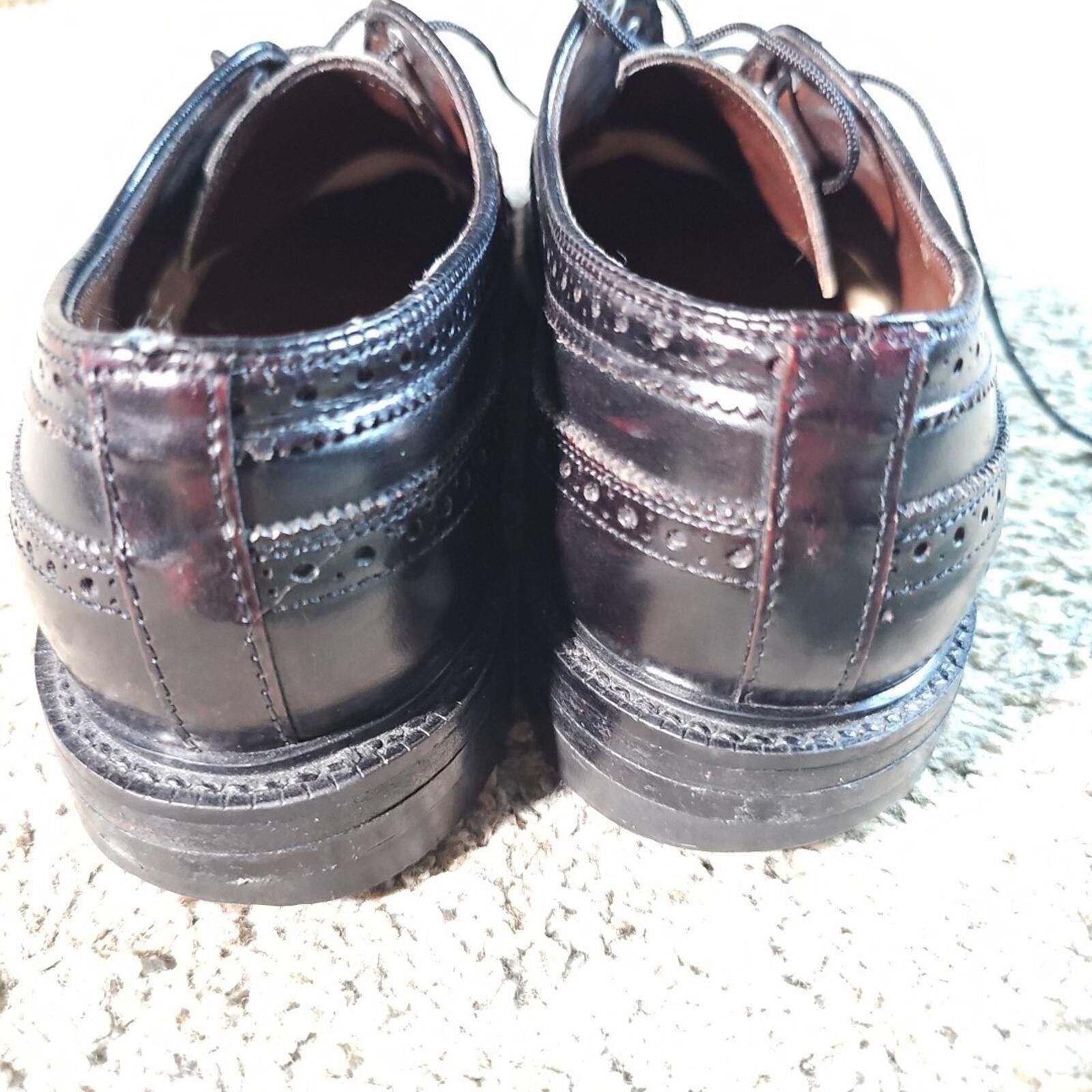 Nunn Bush Nunn Bush Black Wingtips 895393 8½D Dress Shoes Size US 8.5 / EU 41-42 - 7 Thumbnail