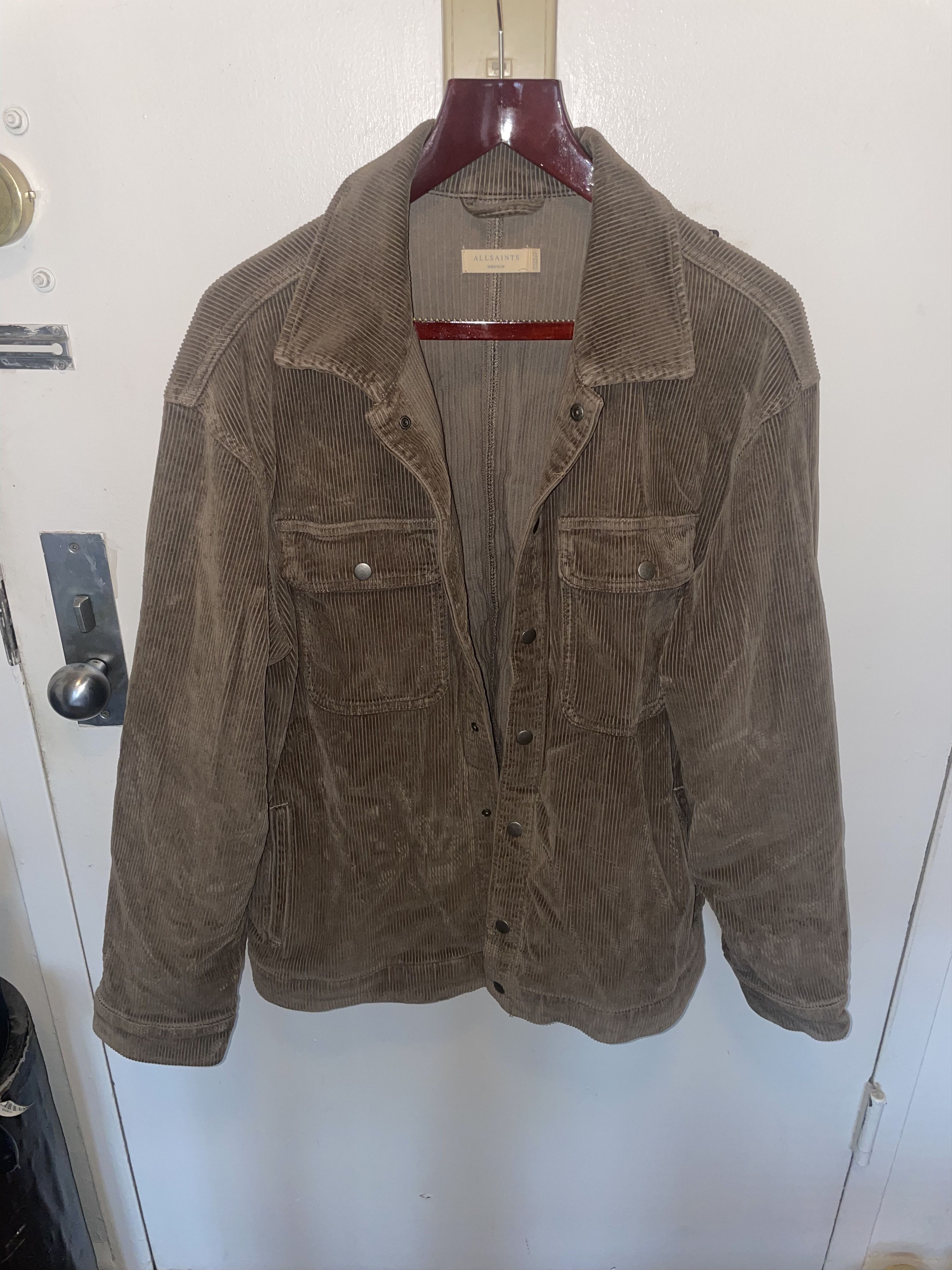 Allsaints Allsaints Cord Jacket Brown Size US M / EU 48-50 / 2 - 1 Thumbnail