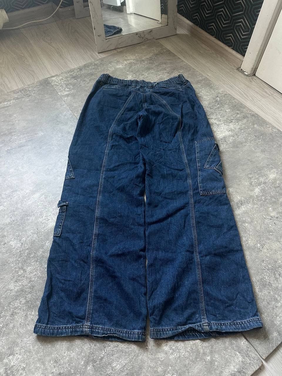 Pre-owned Hysteric Glamour X If Six Was Nine Baggy Cargo Multipocket Y2k Denim Jeans