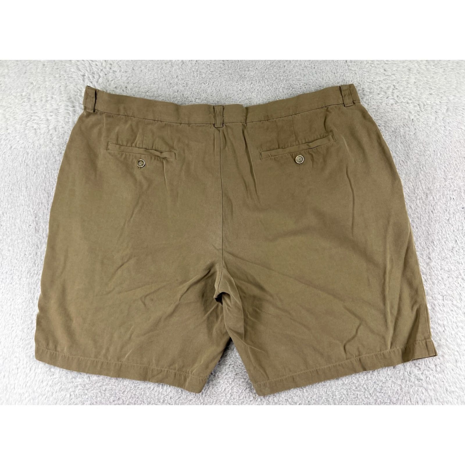 Tommy Bahama Tommy Bahama Shorts Men 42 Beige Khaki Silk Pleated Relax Beach Vacation Golf Shirt? Size US 42 / EU 58 - 2 Thumbnail