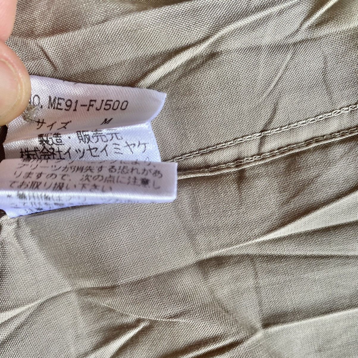 Issey Miyake Vintage SS99 Wrinkle ZipUp Shirt Size US L / EU 52-54 / 3 - 4 Thumbnail