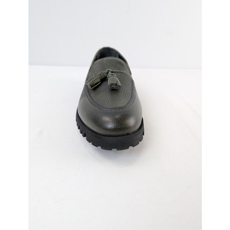 Aime Leon Dore o1rshd1 Leather Tassel Loafers Boots in Green Size US 8.5 / EU 41-42 - 14 Thumbnail