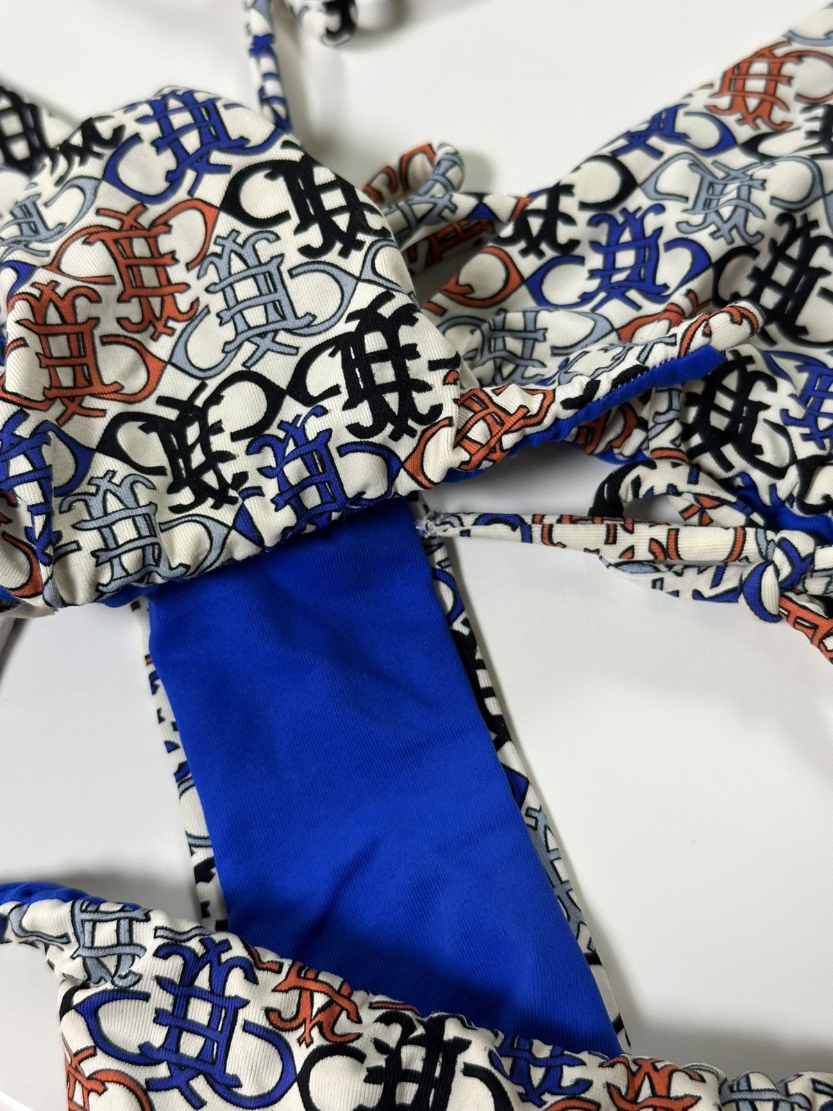 Emilio Pucci EMILIO PUCCI Resort 2017 Logo Print String Bikini Size M / US 6-8 / IT 42-44 - 5 Thumbnail