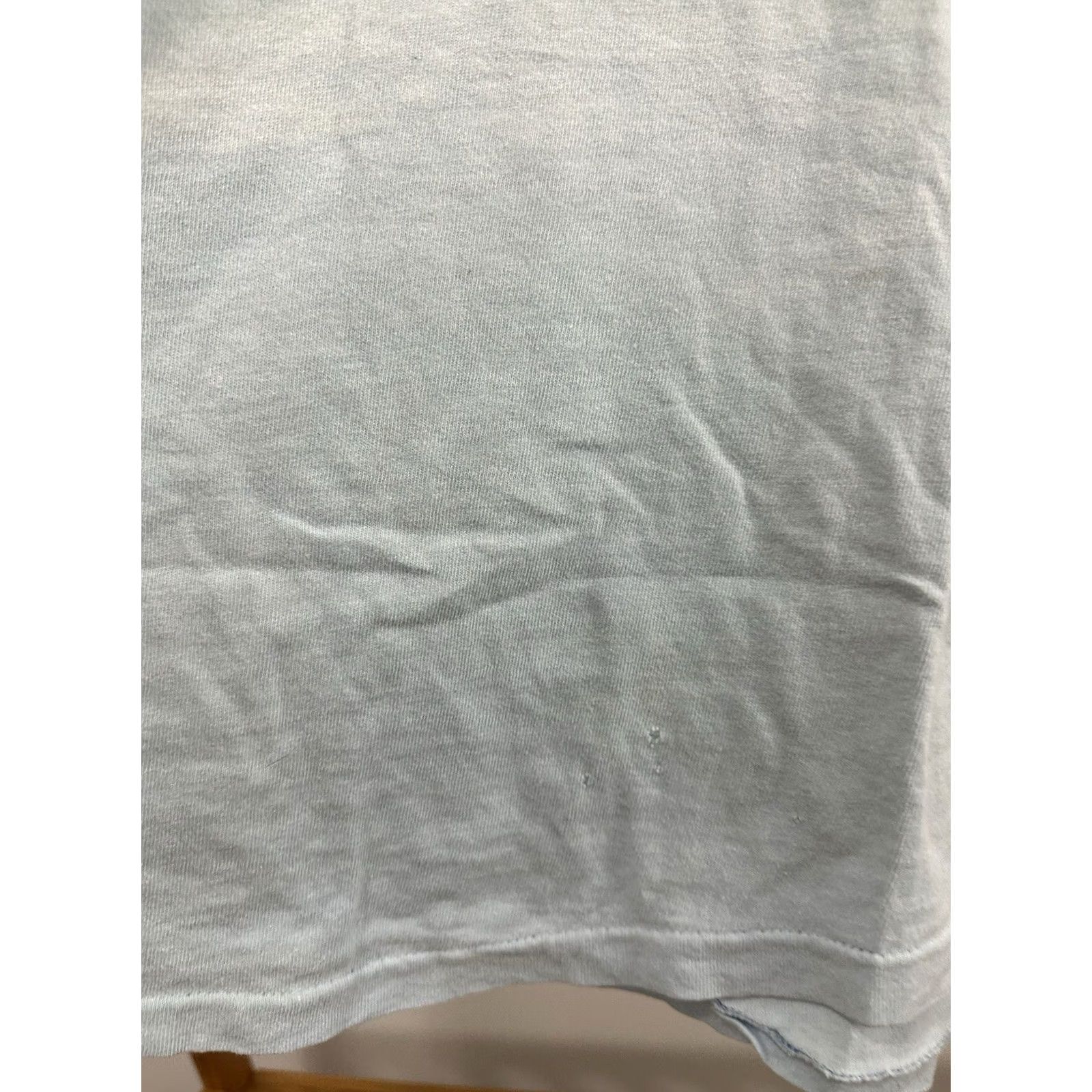 Hanes VTG 80s Geoffrey Chaucer Author Poet Literature Portrait Art T-Shirt L Blue Mens Shirt Size US L / EU 52-54 / 3 - 8 Thumbnail