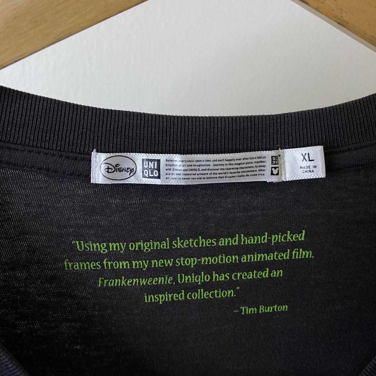 Uniqlo Tim Burton Frankenweenie Horror Movie Collaboration T Shirt Size US XL / EU 56 / 4 - 4 Thumbnail