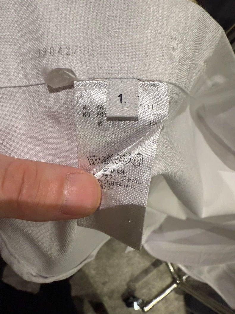 Thom Browne THOM BROWNE Four Bar Shirt Dark Grey Four Bar 2502-Nextarro Size US S / EU 44-46 / 1 - 5 Thumbnail