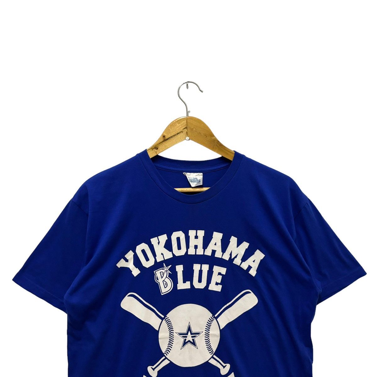 If Six Was Nine × Vintage Baystars Yokohama Blue Baseball Japan League Tshirt Size US L / EU 52-54 / 3 - 2 Thumbnail