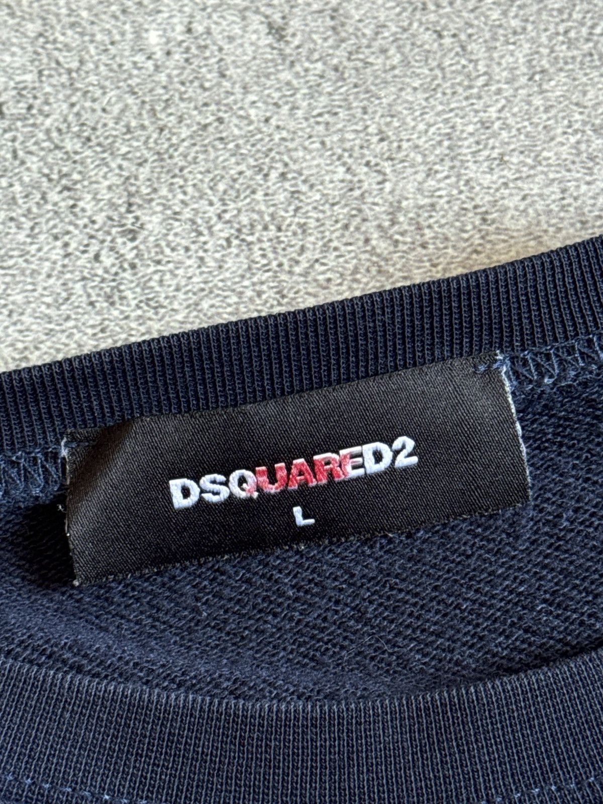 Dsquared2 Dsquared2 L/size big logo sweatshirts jumper pullover Y2K Size US L / EU 52-54 / 3 - 5 Thumbnail