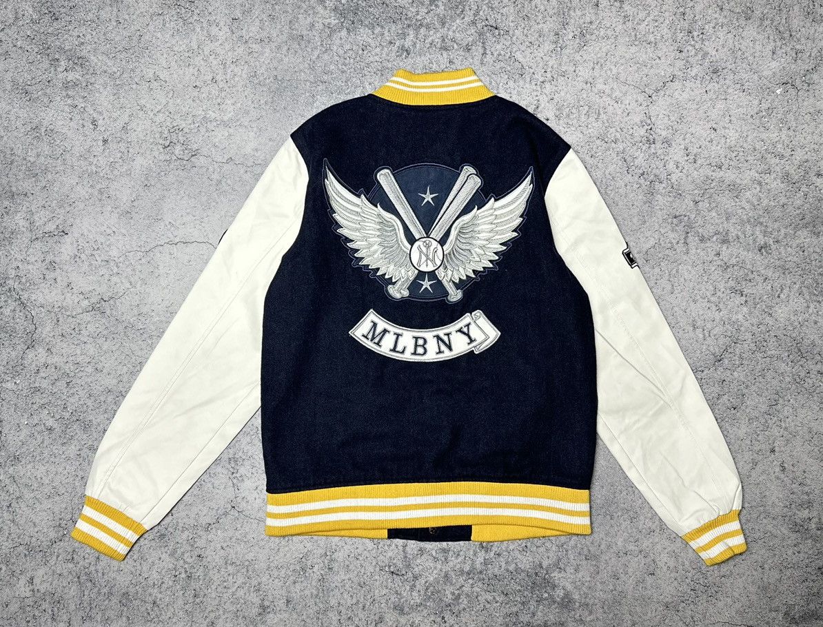 New York Yankees Vintage MLBNY Yankees Wool Varsity Bomber Jacket Size US M / EU 48-50 / 2 - 13 Thumbnail