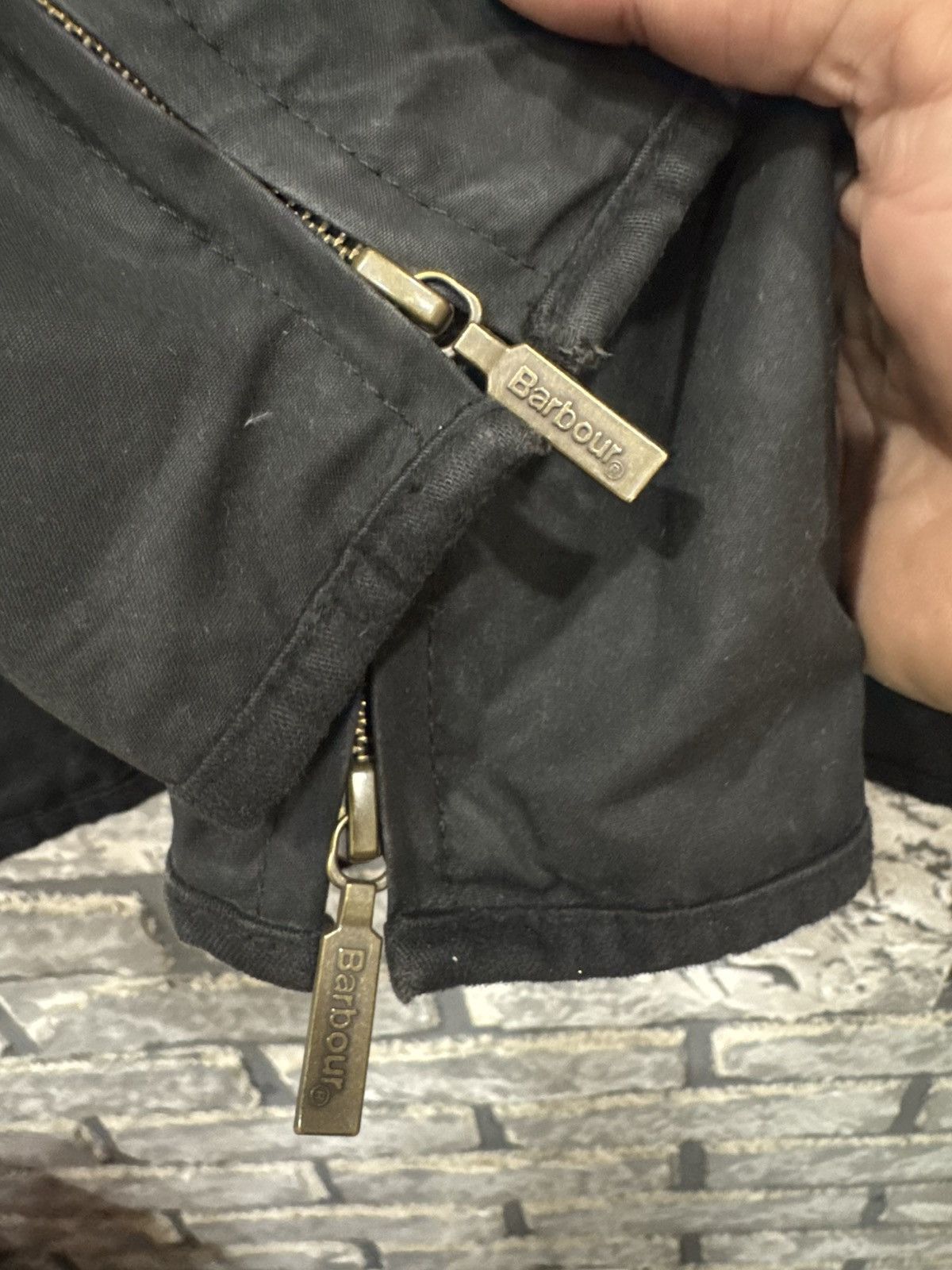 Barbour Womens Barbour Utility Black Waxed Jacket Size 12 Size M / US 6-8 / IT 42-44 - 14 Thumbnail