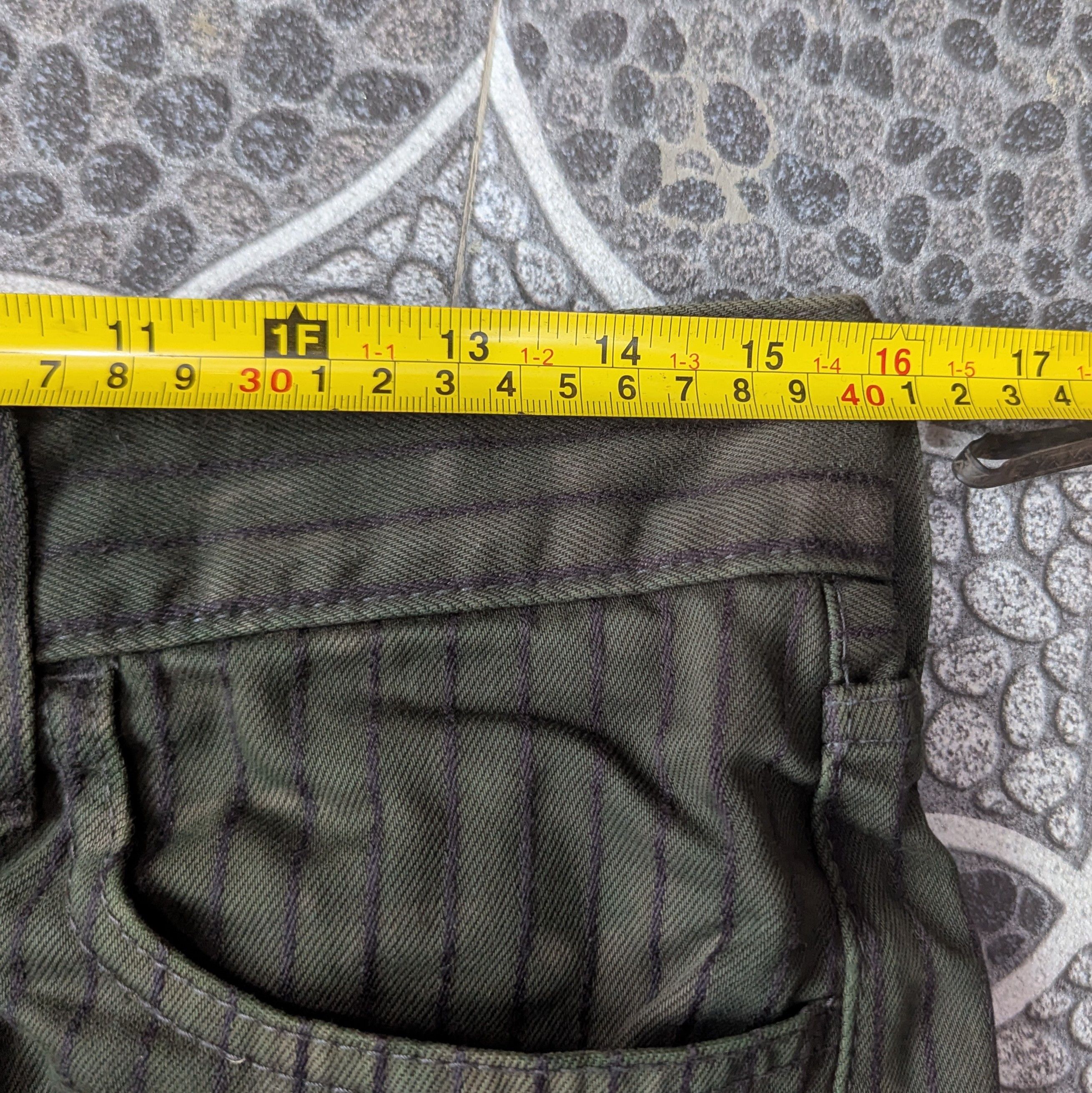 Japanese Brand UNITED ARROWS Japan Distressed Jeans Pant Striped Faded Size US 33 - 14 Thumbnail