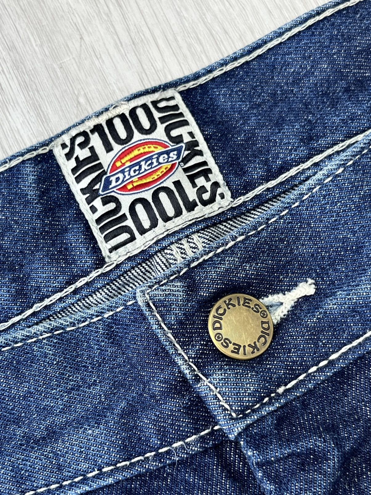 Dickies × Vintage Vintage Dickies Jeans Carpenter Denim Workwear Y2K 90s Hype Size US 32 / EU 48 - 8 Thumbnail