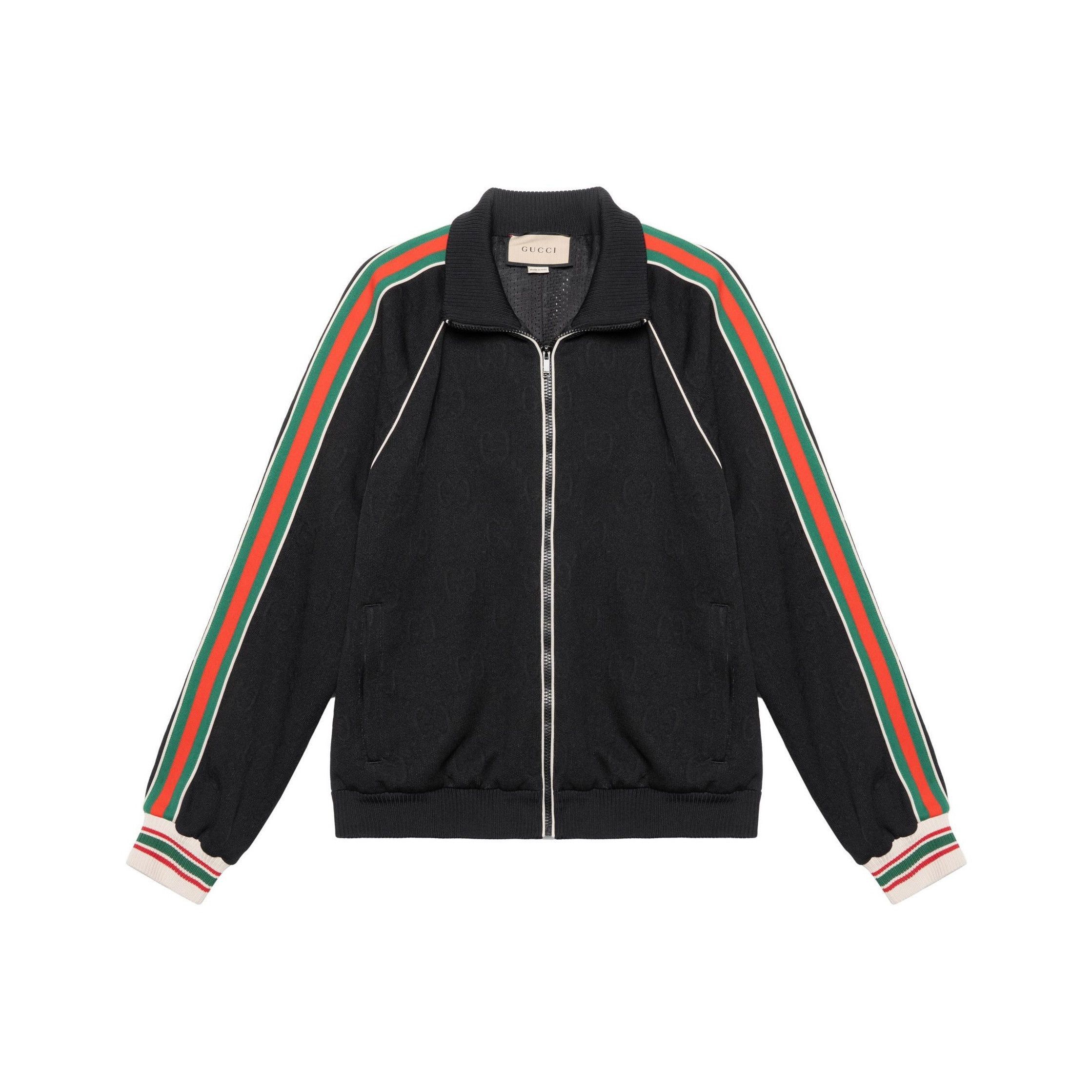 Gucci★素敵！Neoprene Zip Blue Black Jacket White Hoodie Gucci XL Gucci Neoprene Zip Blue Black Jacket White Hoodie