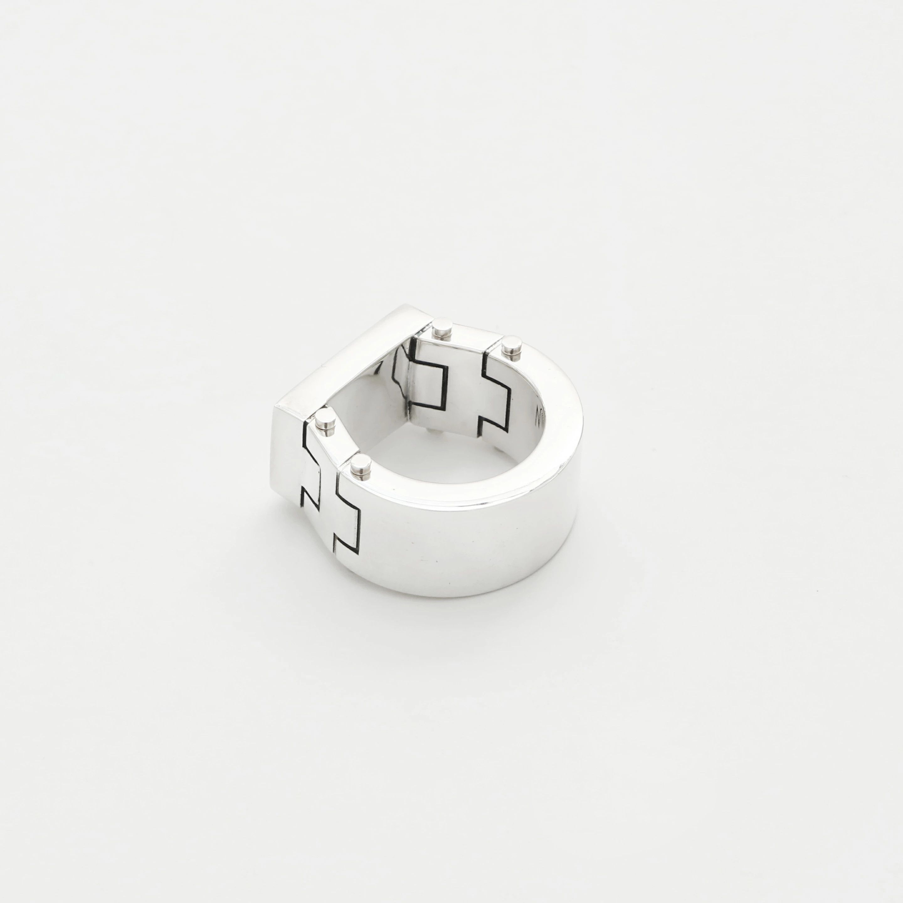 Bottega Veneta o1n1vont1124 Size: 13 / Bolt Ring in Silver Size ONE SIZE - 5 Thumbnail
