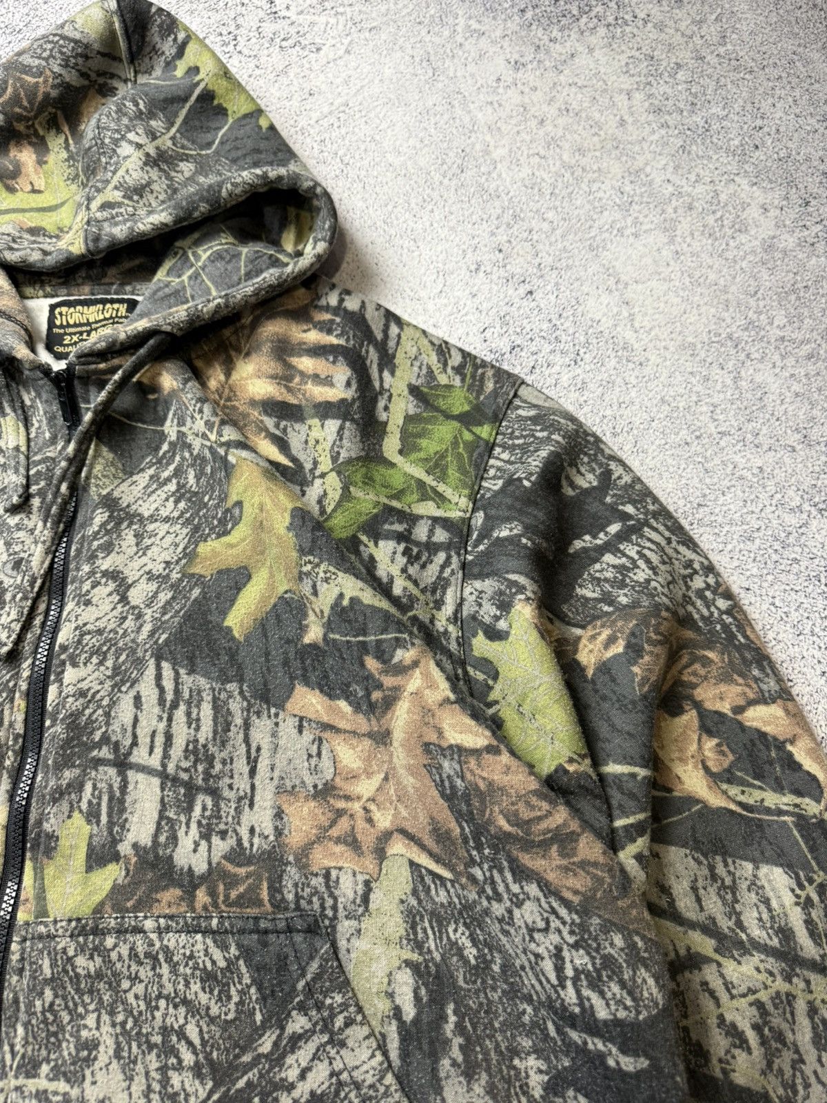 Carhartt Crazy Vintage Y2K Realtree Camo Zip Hoodie Carhartt Style Size US XXL / EU 58 / 5 - 15 Thumbnail