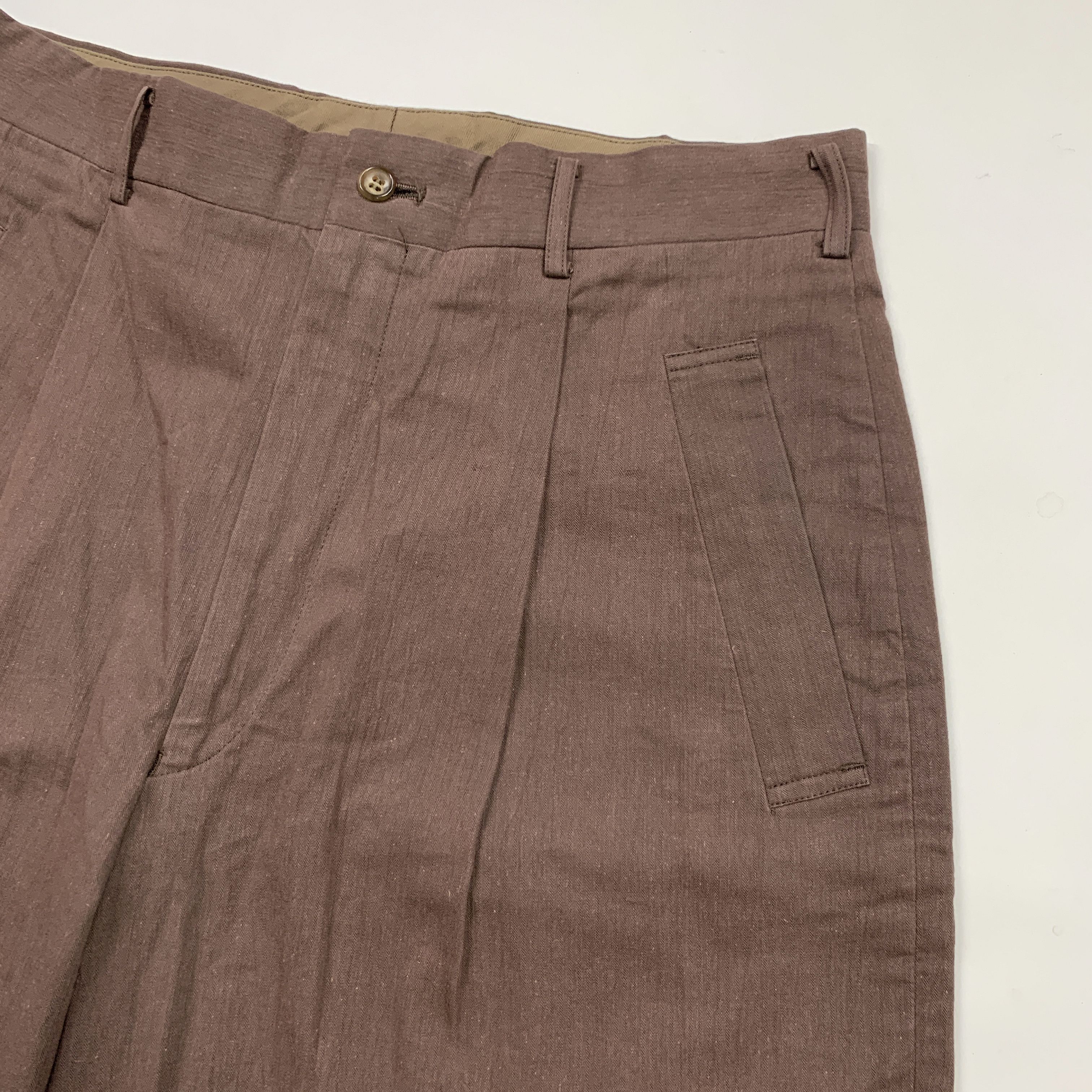 Comme des Garcons 90s Pleated Dad Shorts Size US 30 / EU 46 - 4 Thumbnail