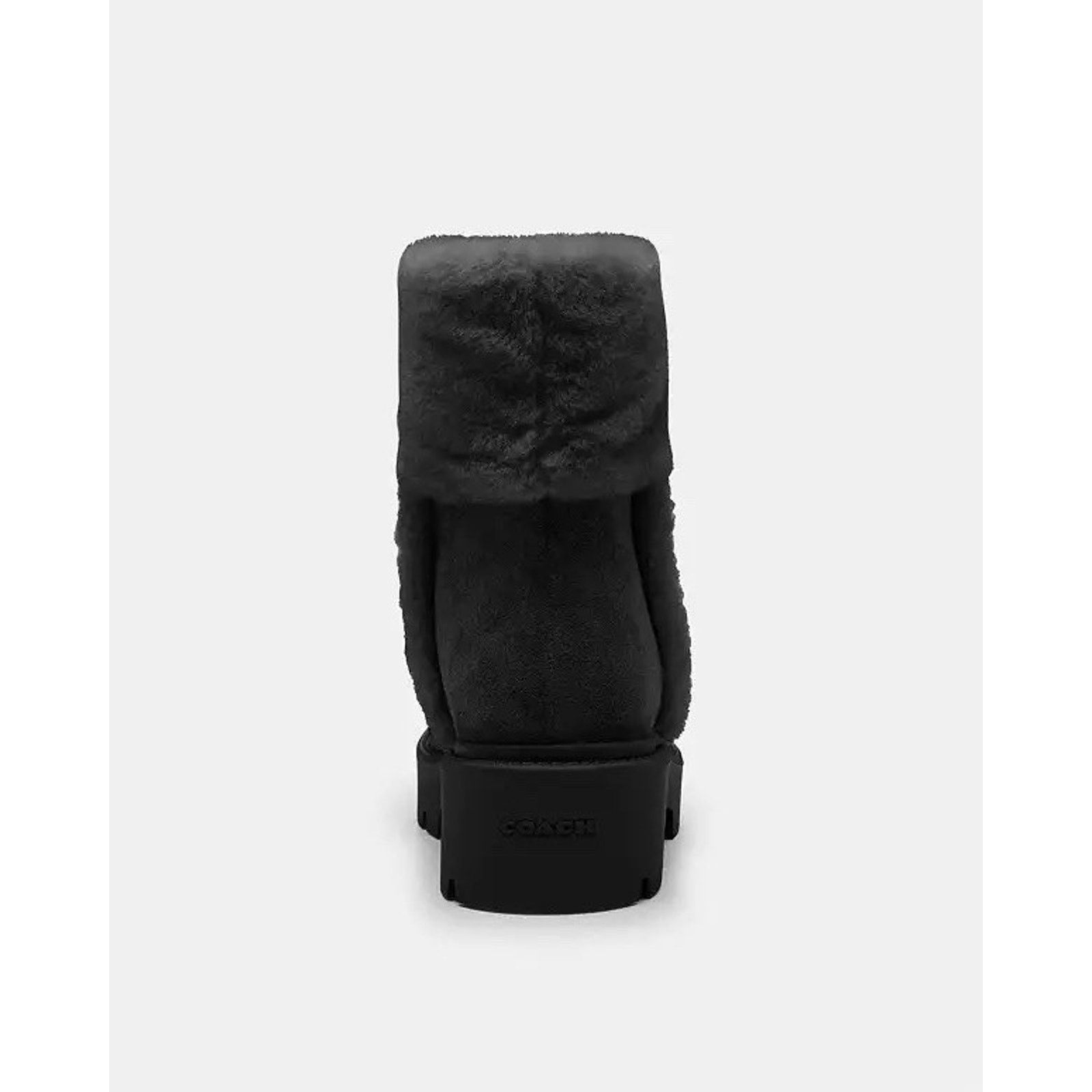 Coach NWT Coach Women's Chunky Sherpa Bootie Suede Black US 7.5 Size US 7.5 / IT 37.5 - 13 Thumbnail
