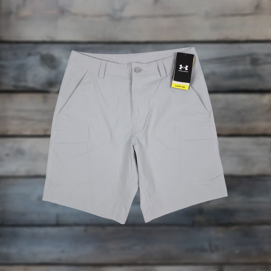 Under Armour Under Armour Men's UA Fish Pro 2.0 Cargo Shorts Size 30 Gray 1383560 011 Size US 30 / EU 46 - 1 Thumbnail